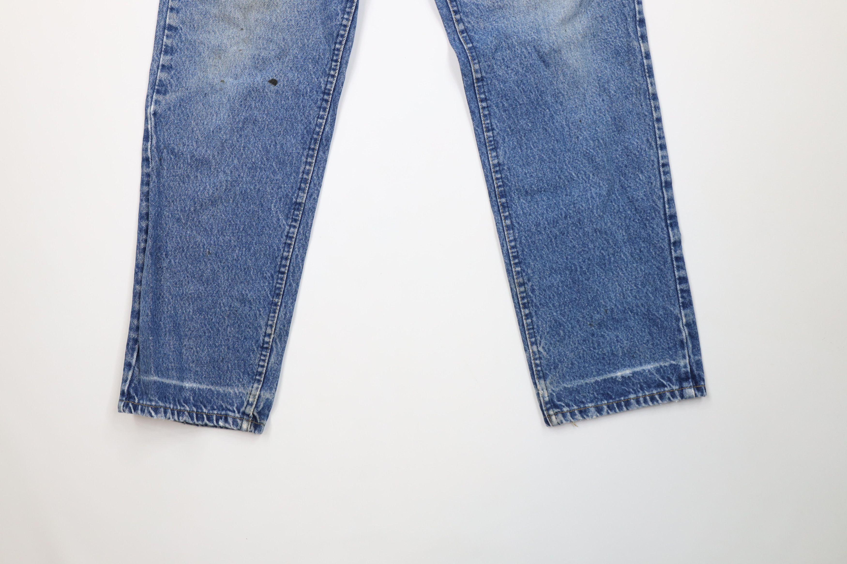 Lee Vintage 90s Lee Straight Leg Denim Jeans Blue Cotton USA Size US 34 / EU 50 - 4 Thumbnail