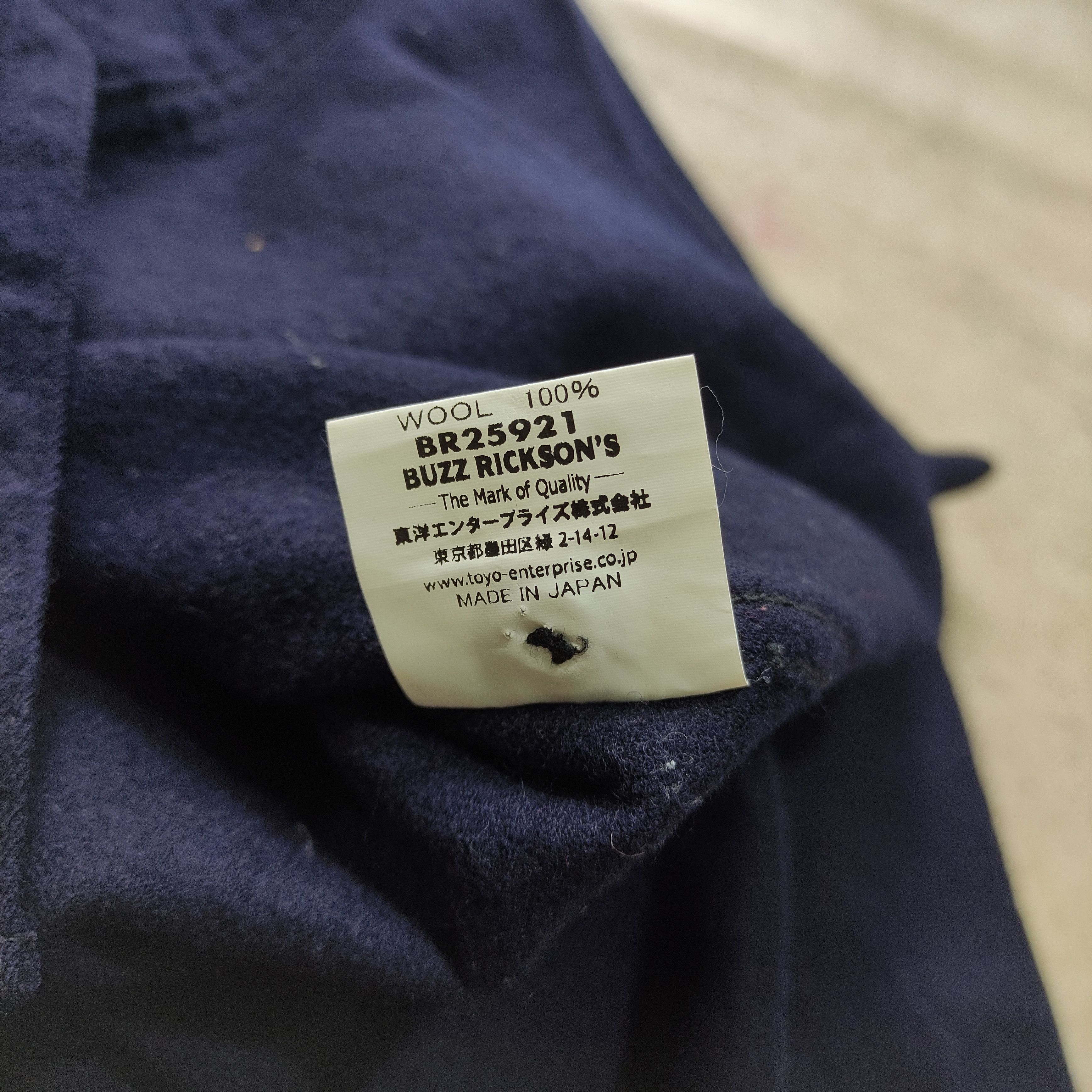 Buzz Rickson's Buzz Rickson's Wool Shirt USN Military Size US S / EU 44-46 / 1 - 9 Thumbnail