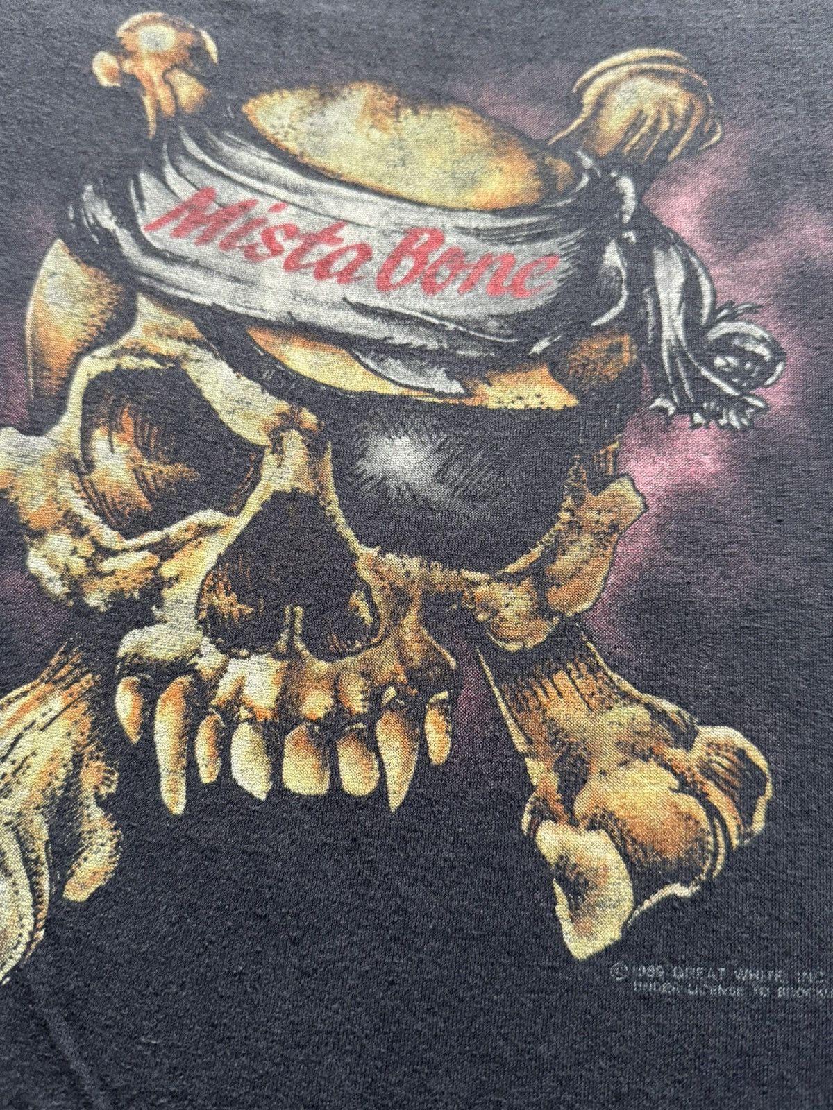 TEE JAYS 80s Great White Mista Bone Highway Hunter Tour rock shirt Size US M / EU 48-50 / 2 - 3 Thumbnail