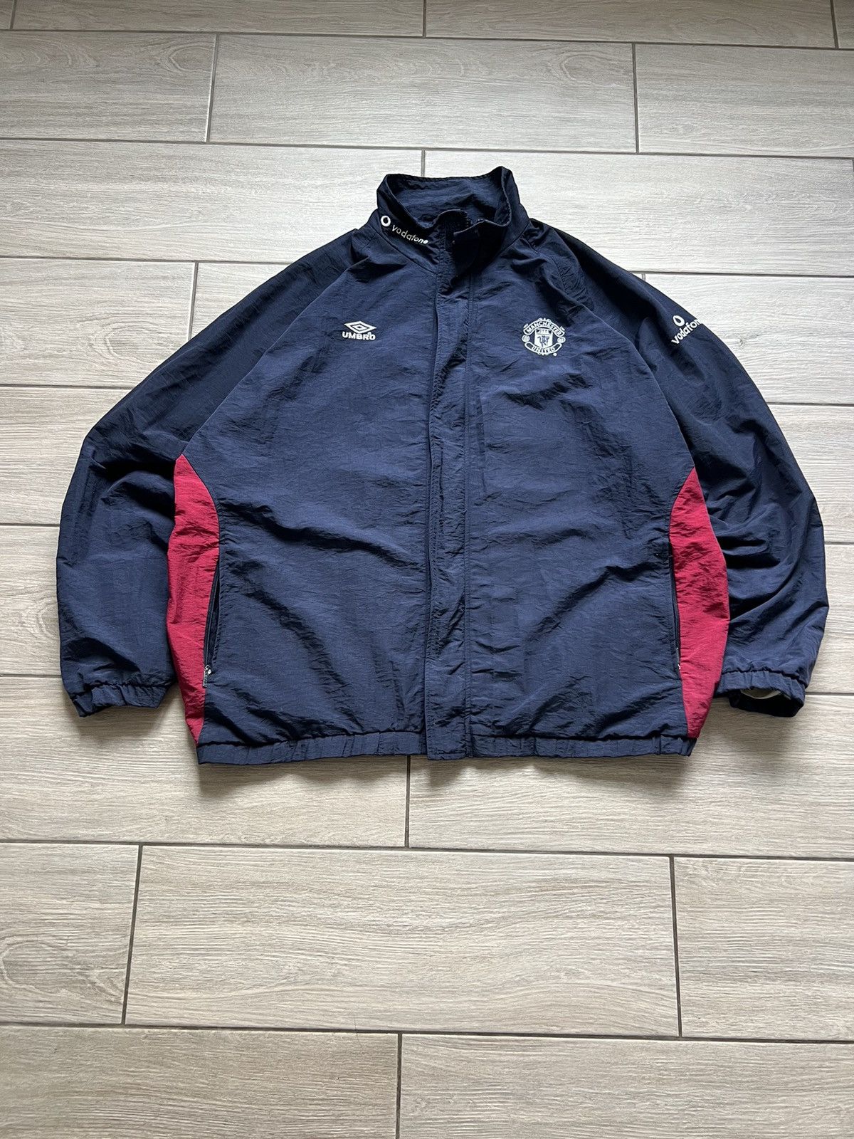 Nike × Vintage MANCHESTER UNITED 2000 2002 TRAINING FOOTBALL JACKET UMBRO Size US XL / EU 56 / 4 - 4 Thumbnail
