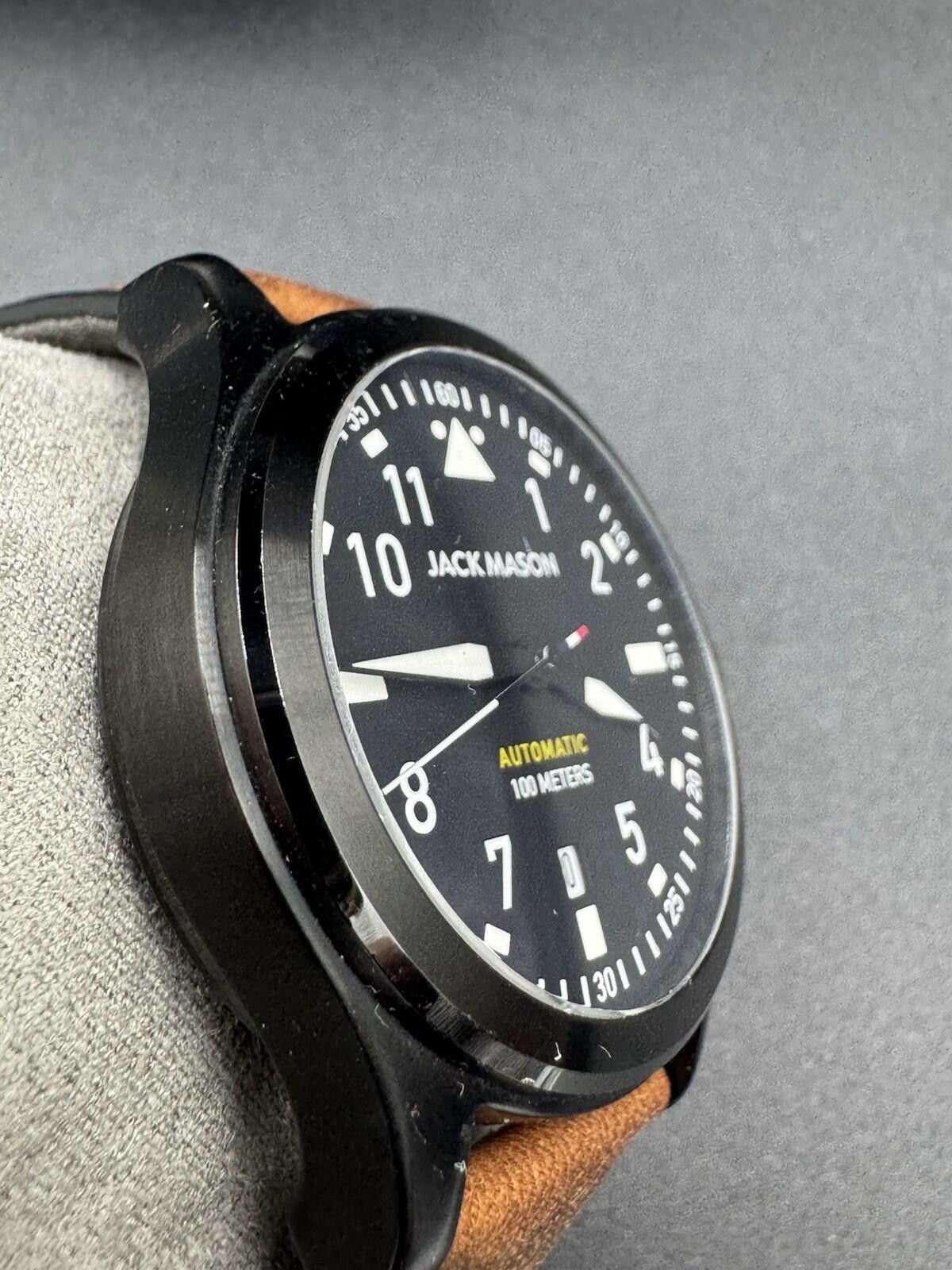 Other Jack Mason JM‑A103-005 Automatic Watch Rare Black Stainless Size ONE SIZE - 5 Thumbnail