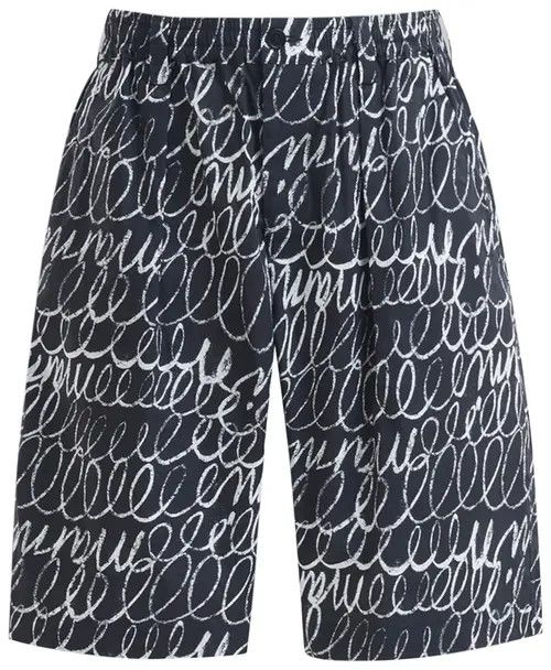Marni o1w1db10625 Drawstring Bermuda Pants in Black Size US 42 / EU 58 - 1 Thumbnail