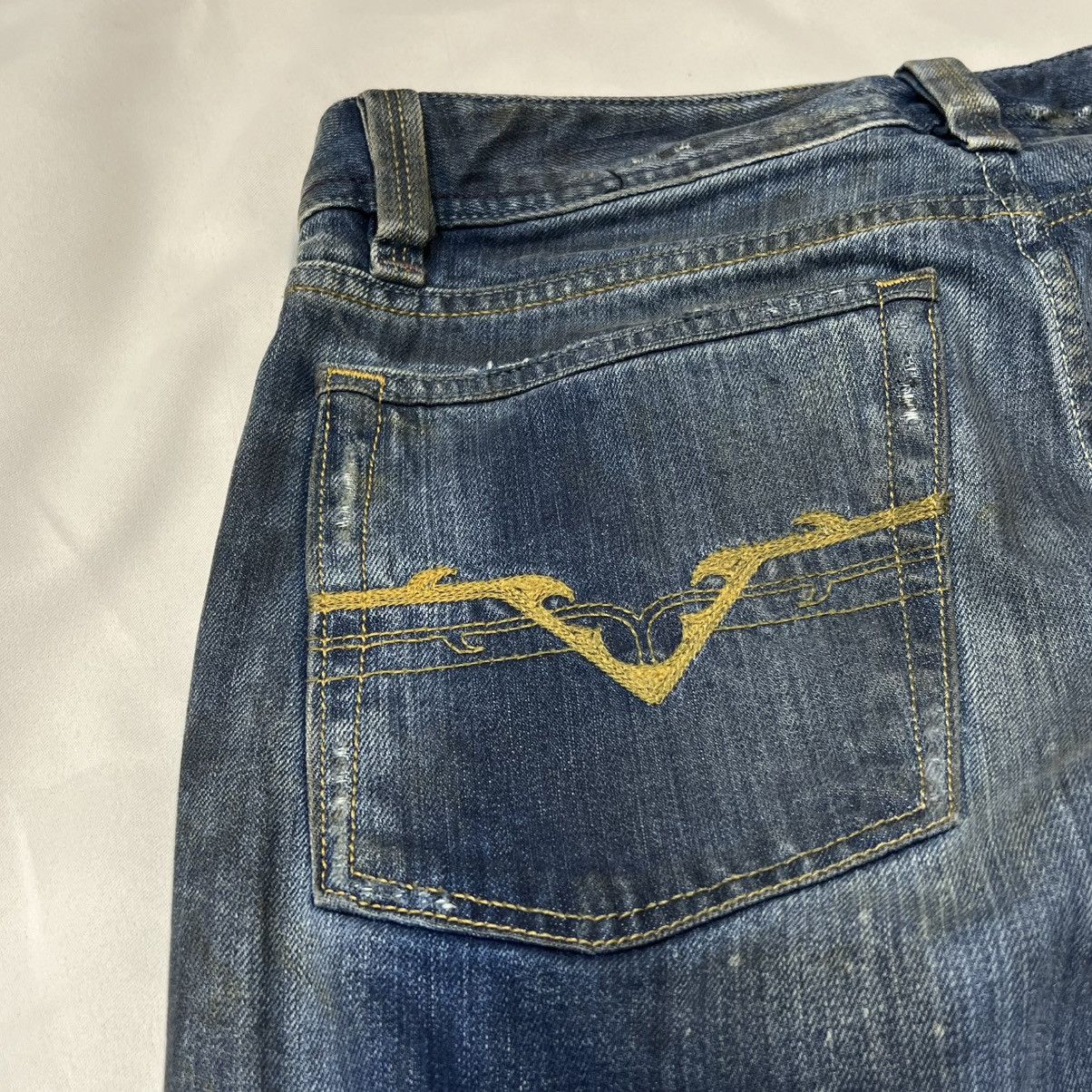 Diesel 00s Diesel Levan Straight Leg Dirty Wash Jeans Size US 30 / EU 46 - 15 Thumbnail