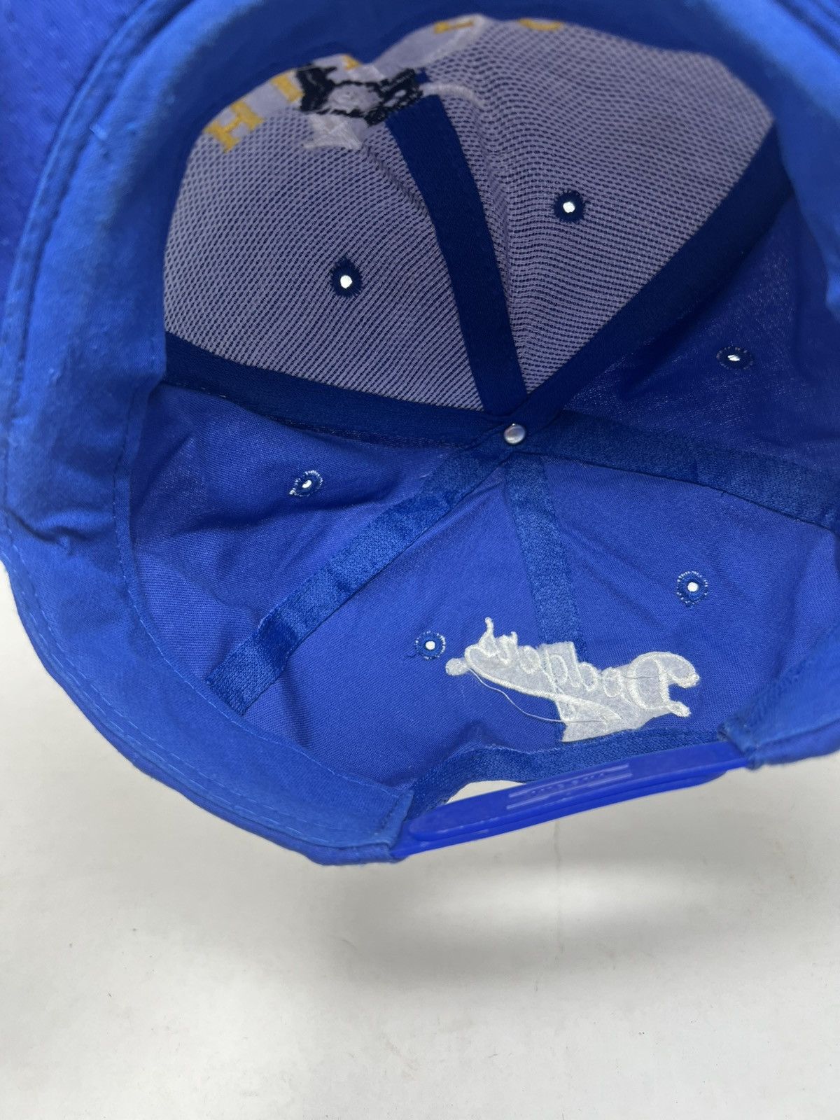 Vintage Vintage Hideo Nomo Dodgers MLB Nissin Cap Size ONE SIZE - 10 Thumbnail