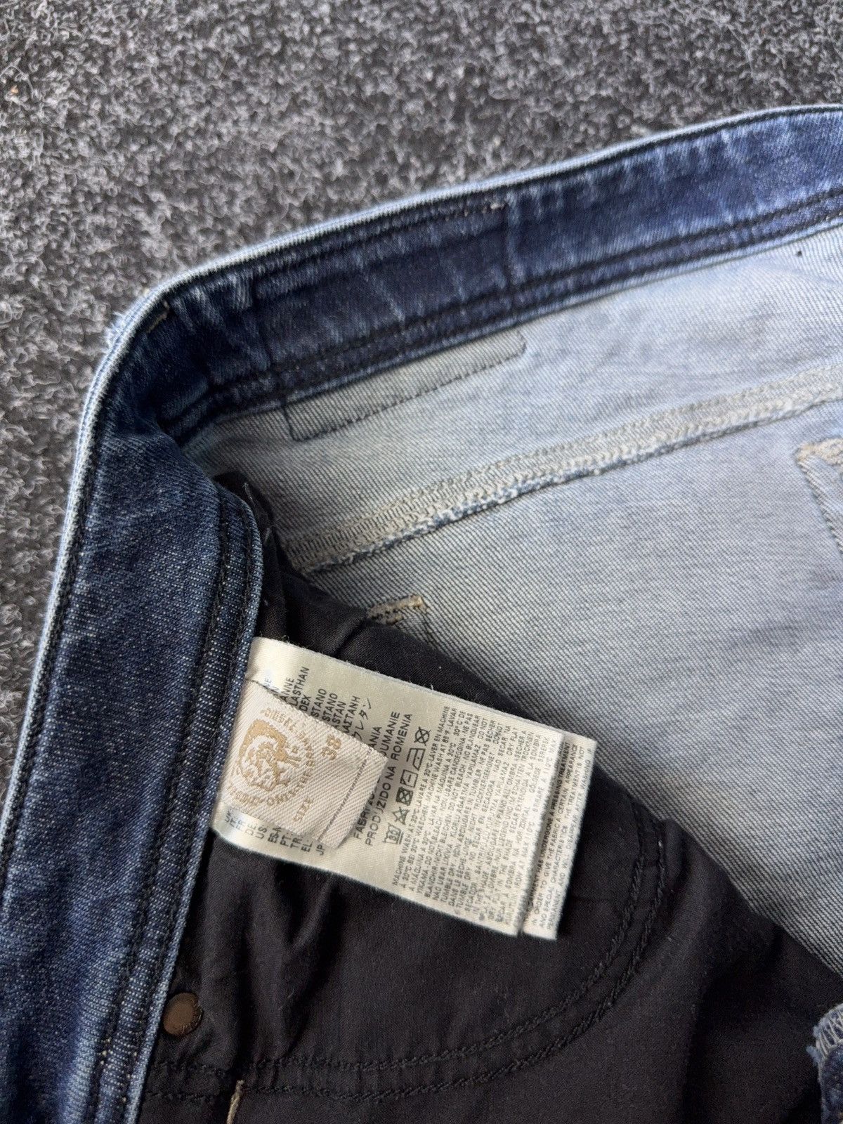 Diesel Luxury Avant Garde Diesel Safado-R Straight Jeans retro Size US 38 / EU 54 - 10 Thumbnail