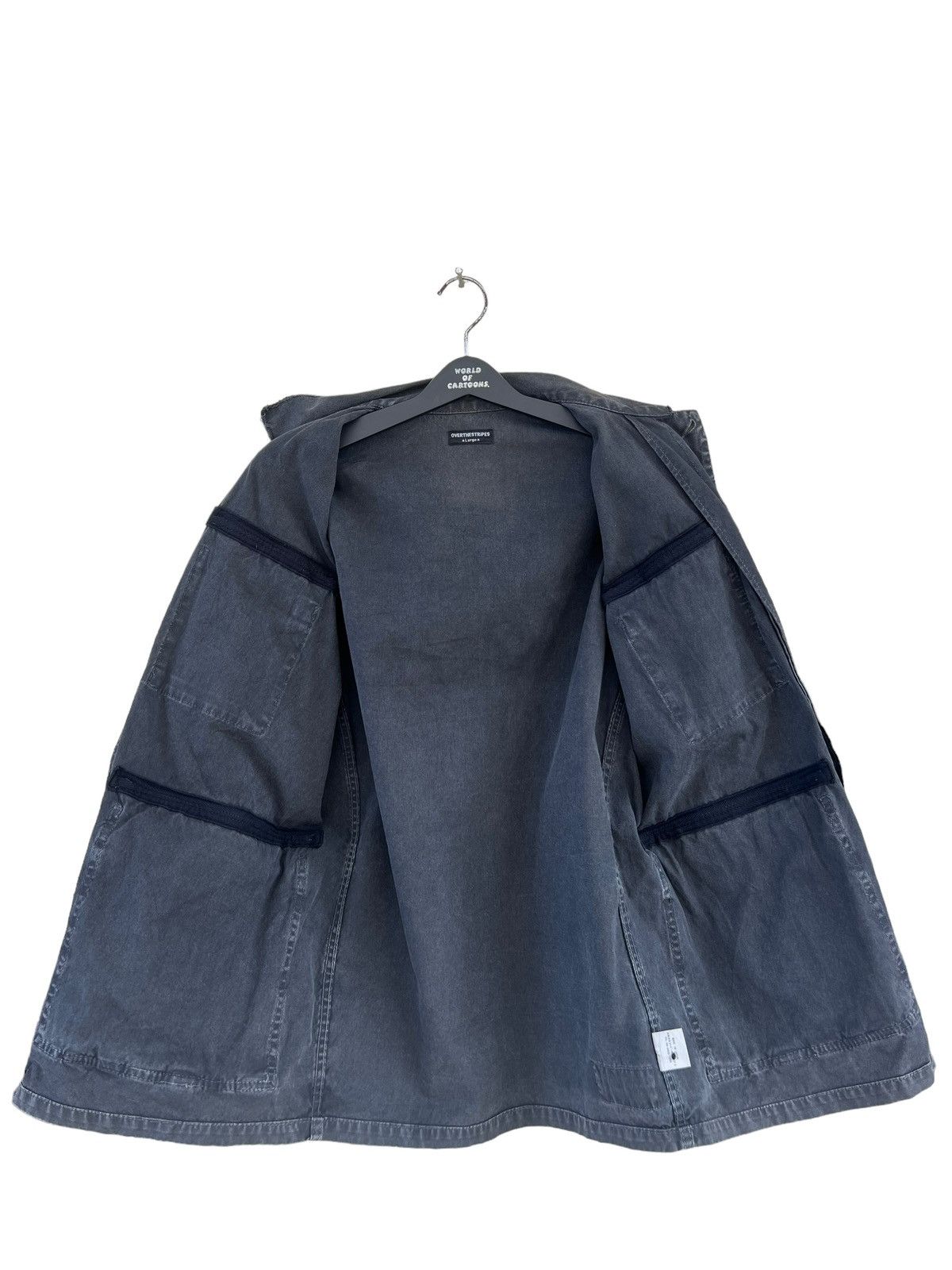 OVER THE STRiPES Vintage OverTheStripes Japan Ozzy Artwork Fade Black Jacket Size US L / EU 52-54 / 3 - 21 Thumbnail