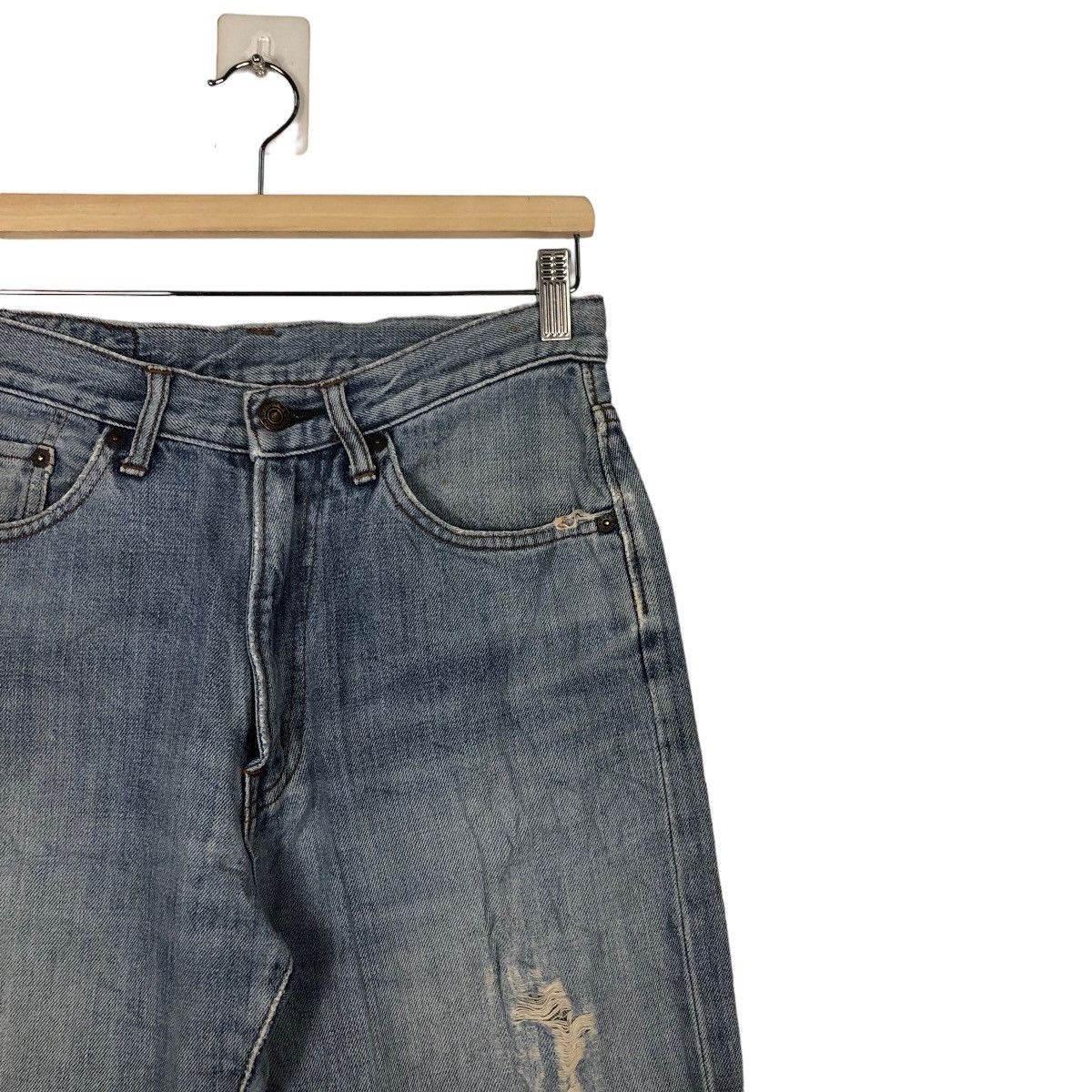 Japanese Brand 🔥90’s Distressed Denim Jeans Gold Rush Japan Made Size US 30 / EU 46 - 5 Thumbnail