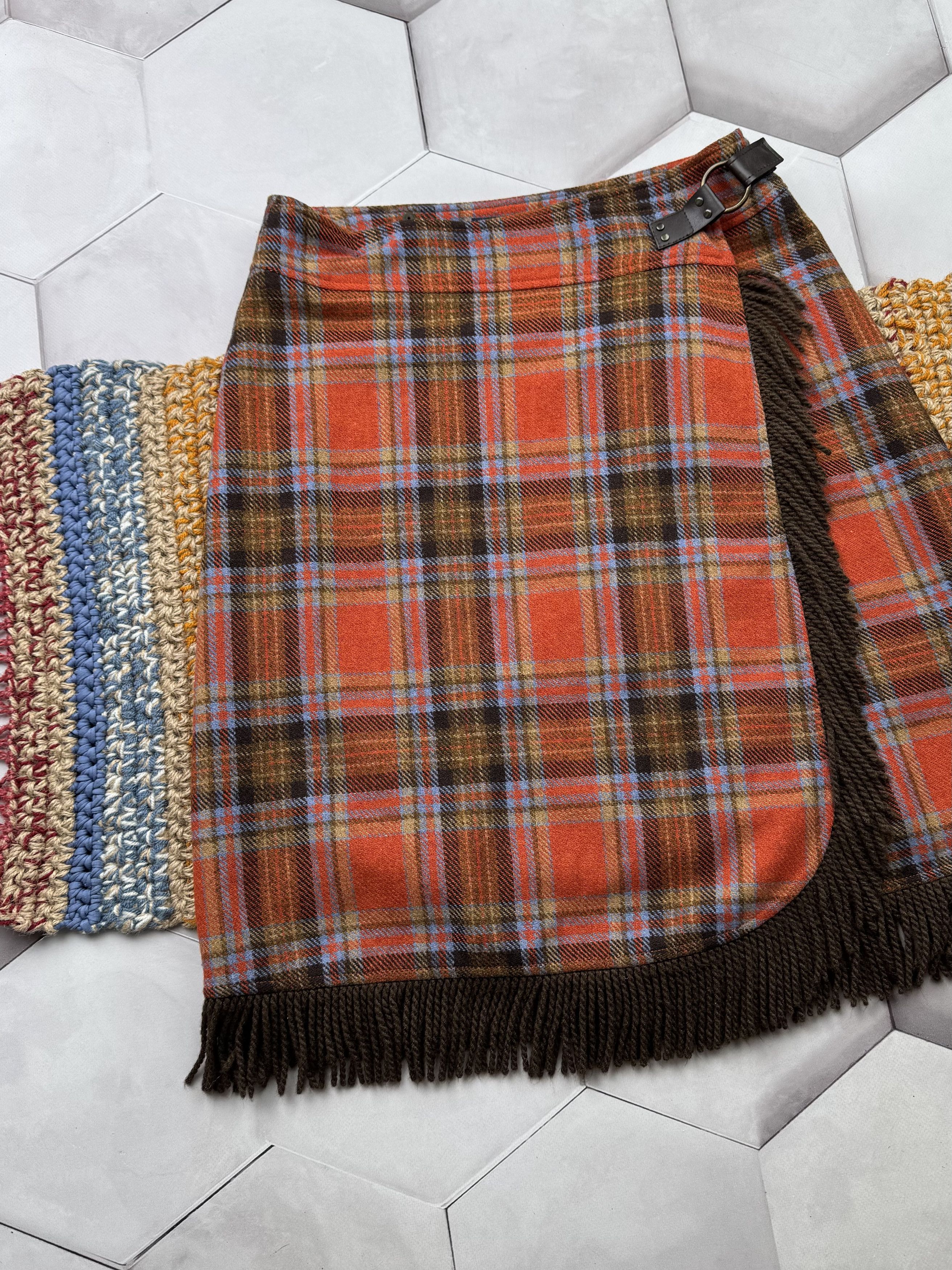 Japanese Brand Vintage Wool Skirt Size 27" / US 4 / IT 40 - 2 Thumbnail