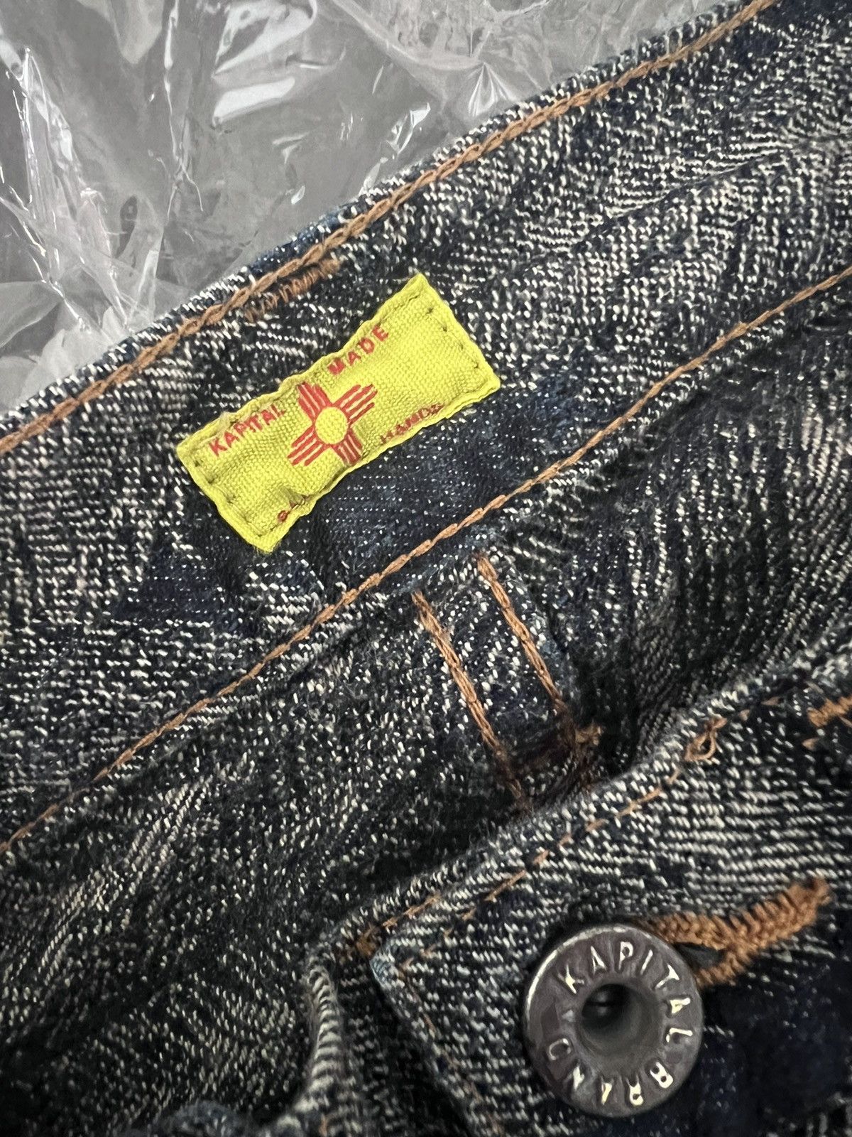 Kapital × Kapital Kountry 12oz Feather Denim 5P Shorts Size US 30 / EU 46 - 7 Thumbnail