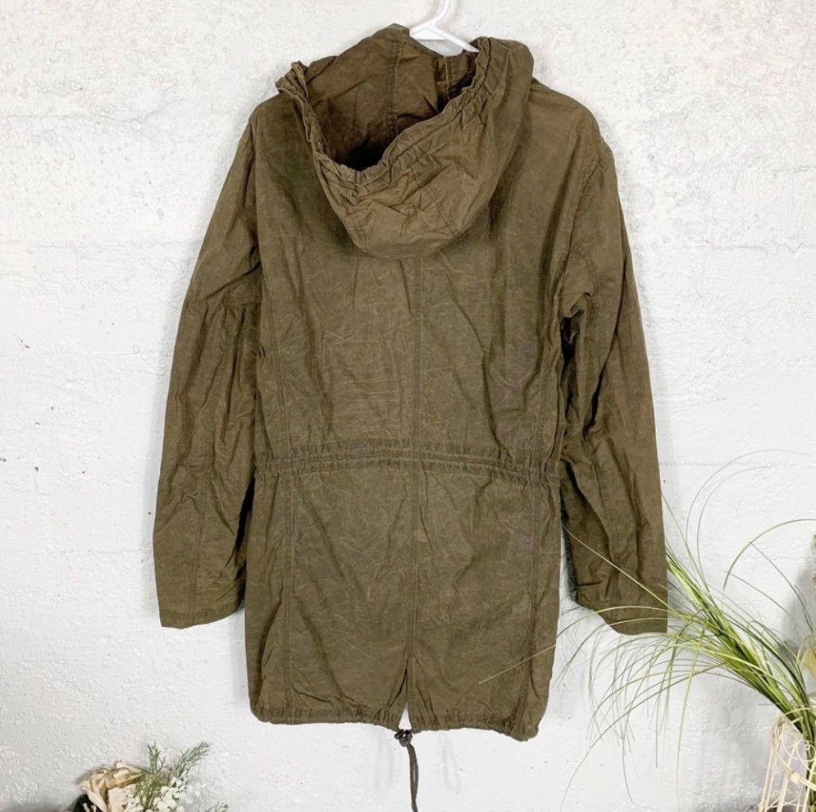 Frank & Oak Frank & Oak Hooded Anorak Jacket Parka Raincoat Forest Green Size US L / EU 52-54 / 3 - 2 Thumbnail