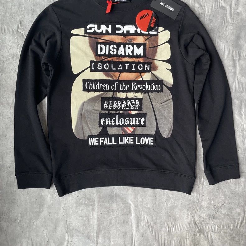 Raf Simons Raf simons 21ss bullet screen slogan sweatshirt Size US S / EU 44-46 / 1 - 5 Thumbnail