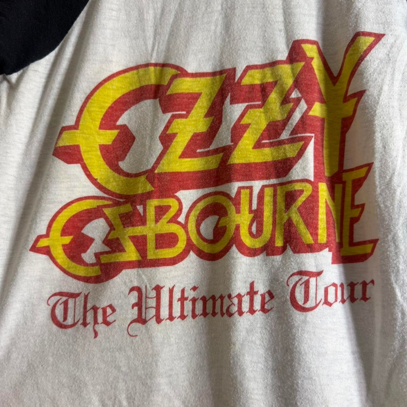 Vintage 1986 OZZY OSBOURNE Ultimate Sin Tour 3/4 sleeve tee shirt S Size US S / EU 44-46 / 1 - 8 Thumbnail
