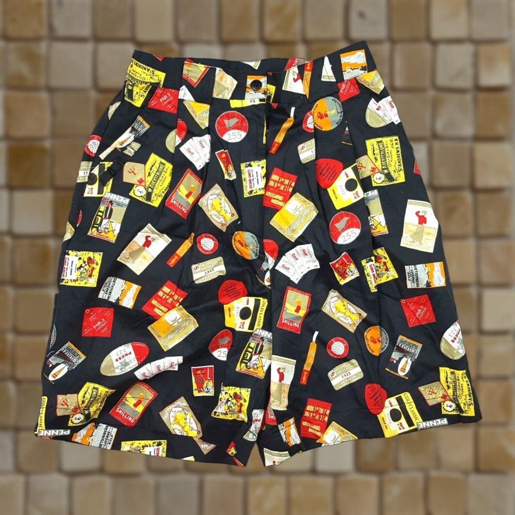 Vintage VINTAGE La Mode Golf Women's Size 6 Retro Art High Waist Outdoor Shorts 80s Size 26" / US 2 / IT 38 - 1 Thumbnail