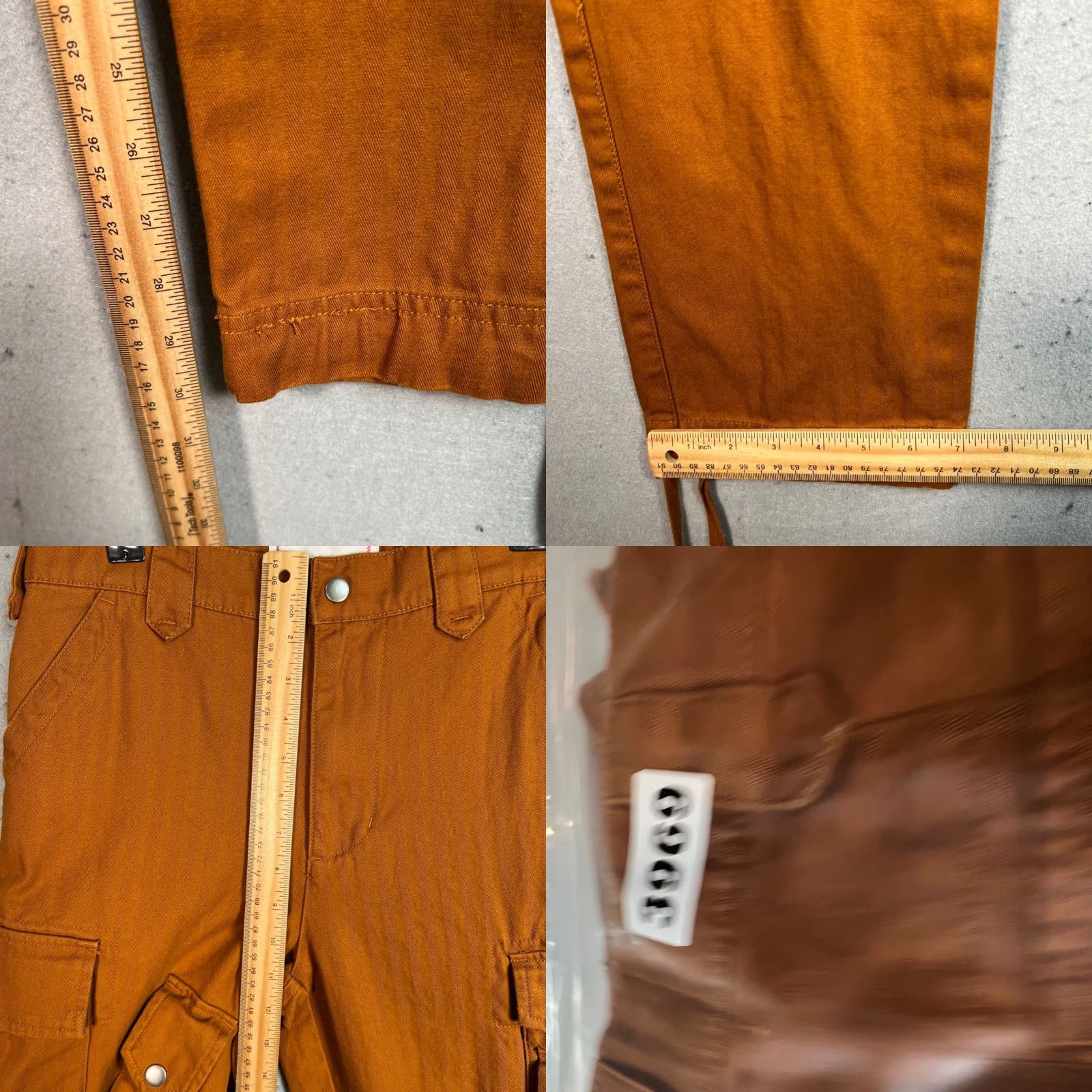 Bdg BDG Womens Cargo Pants Brown 28 100% Cotton Straight Leg High Rise Mens Womens Girls Boys? Size 28" / US 6 / IT 42 - 8 Thumbnail