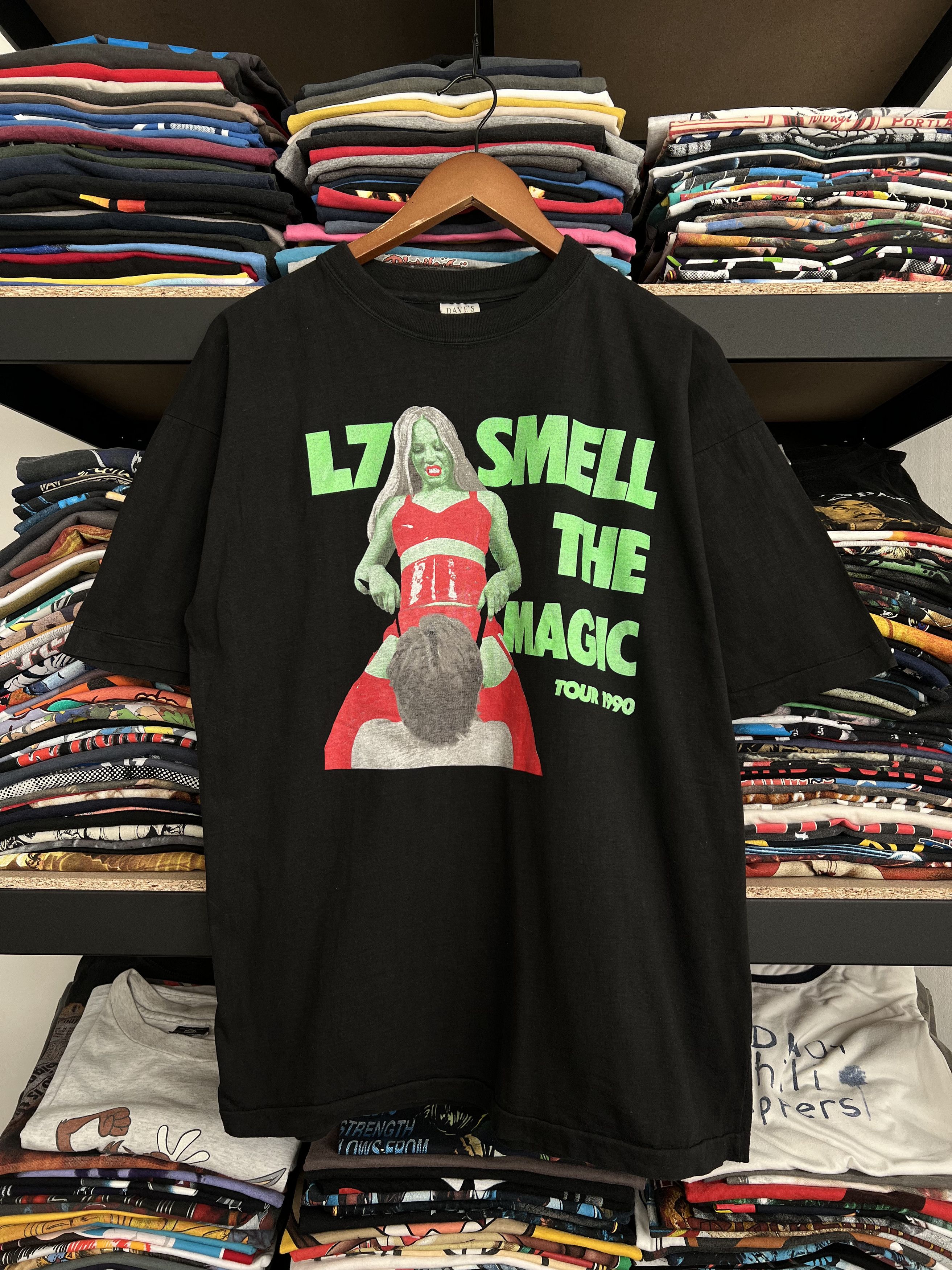L7 SMELL THE MAGIC Tシャツ XL kurt cobain Band Tees × Vintage Vintage 1990 L7 Smell The Magic Tour
