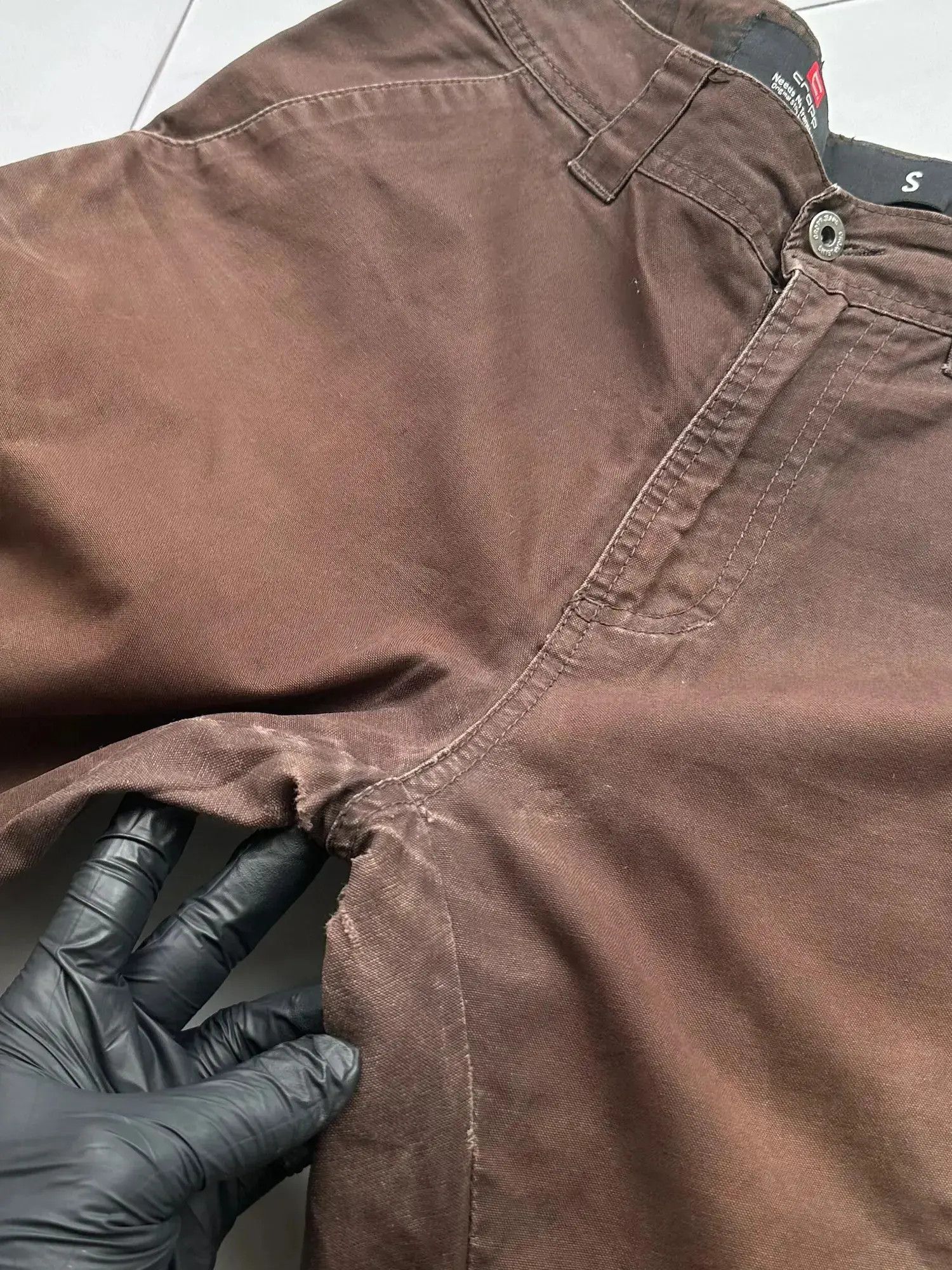 Japanese Brand Vintage Cargo Sun Faded Wide Pants (B458)E2 Size US 30 / EU 46 - 6 Thumbnail