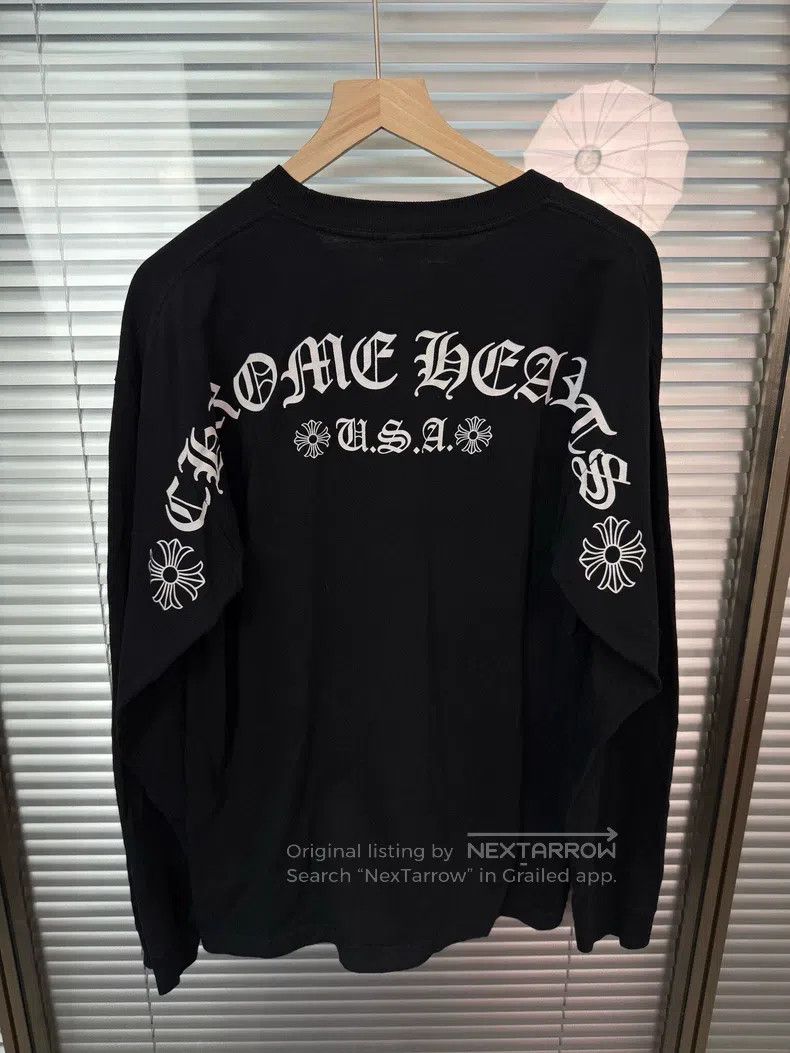 Chrome Hearts CHROME HEARTS Size L Black pocket scroll Sanskrit Logo Size US L / EU 52-54 / 3 - 1 Thumbnail