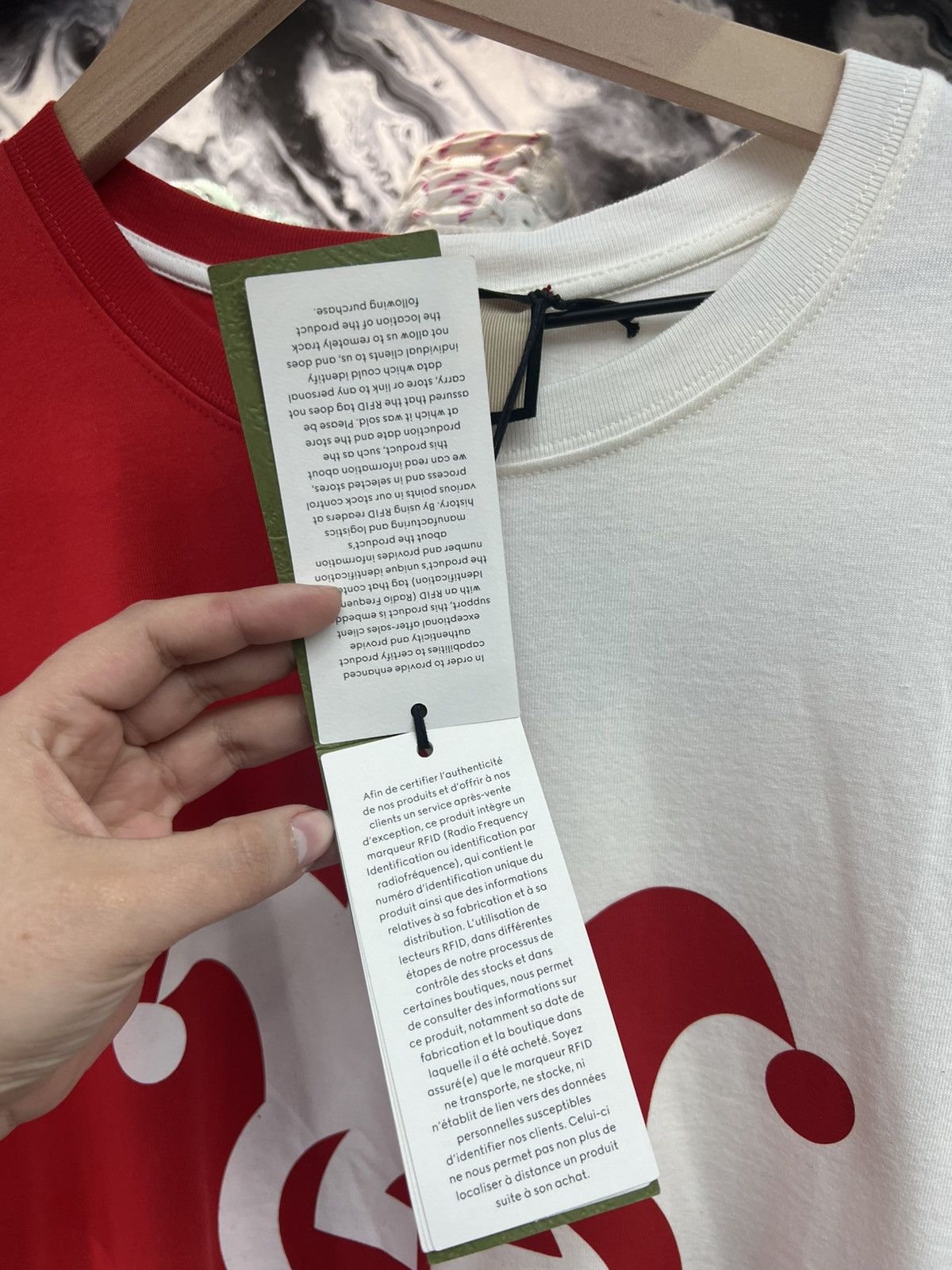 Gucci Gucci Jester Pint Red/White Tee Size US S / EU 44-46 / 1 - 11 Thumbnail