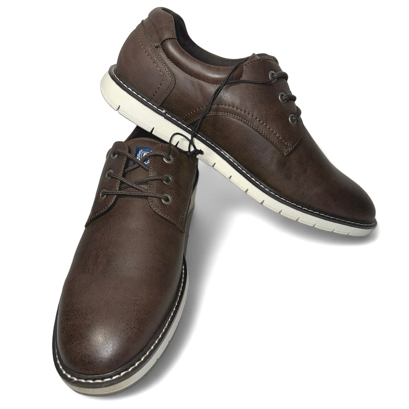 Chaps Chaps Riccardo Flexx Casual Dress Shoes Brown New Men’s 10.5 Size US 10.5 / EU 43-44 - 2 Thumbnail