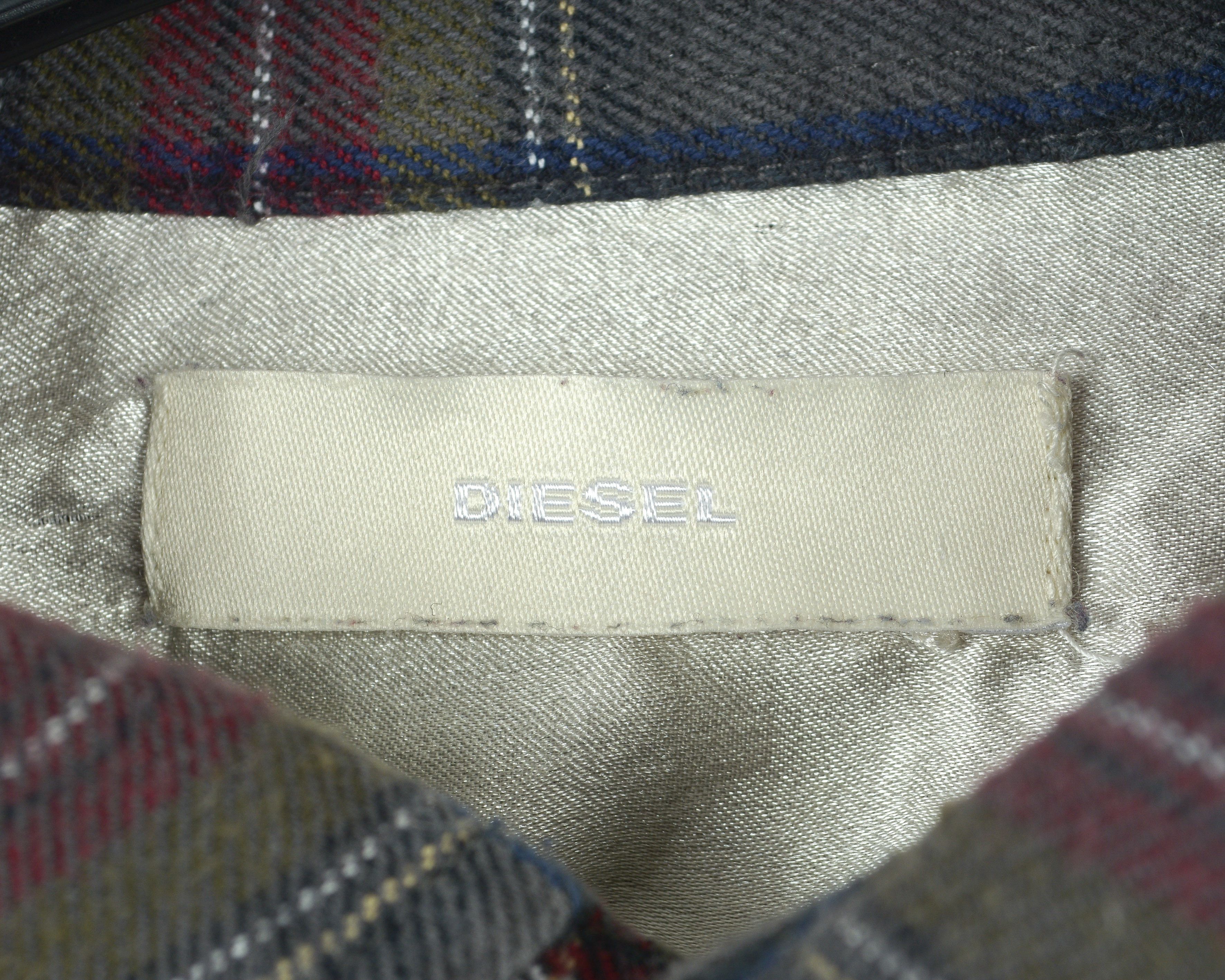 Diesel Men Casual Shirt S Long Sleeve Check Plaid Tartan Formal Top Size US S / EU 44-46 / 1 - 8 Thumbnail