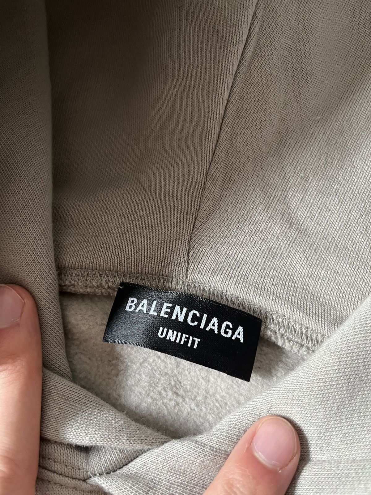 Balenciaga Balenciaga barcode print hoodie gray Size US S / EU 44-46 / 1 - 10 Thumbnail
