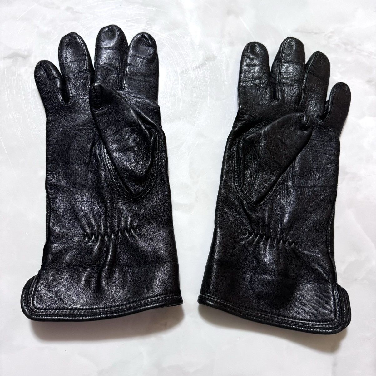 Louis Vuitton Louis Vuitton Damier Graphite switching lamb leather gloves Size ONE SIZE - 8 Thumbnail