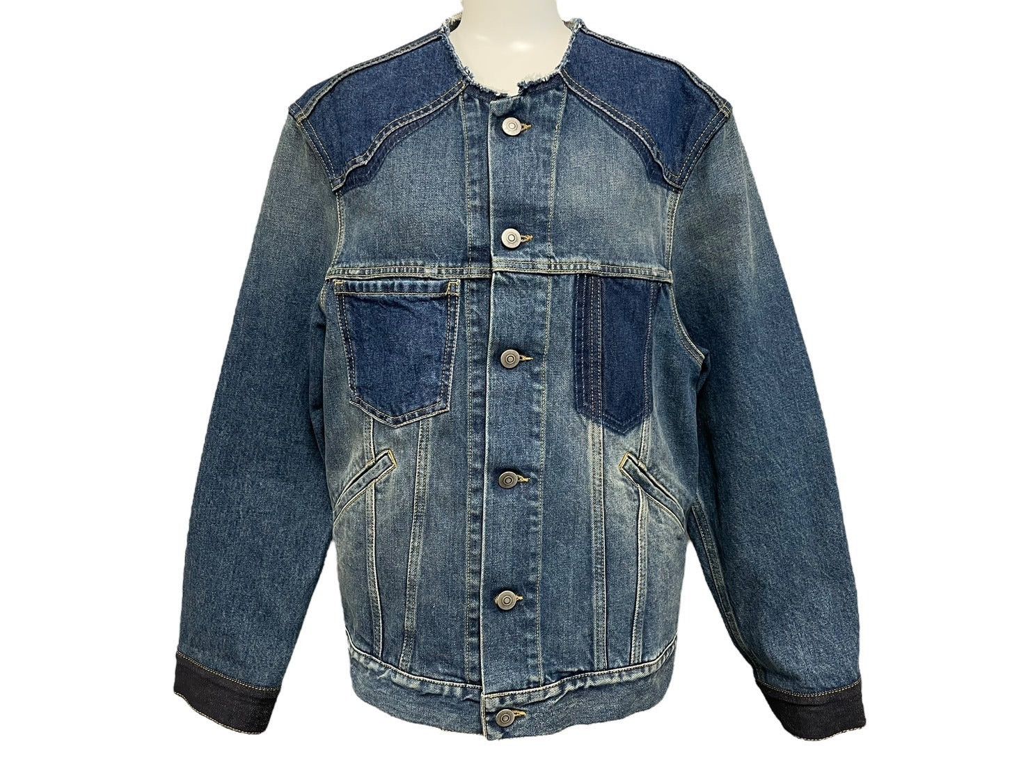【新品未使用】Maison Margiela Jacket 46 Maison Margiela maison margiela no-collar denim jacket size