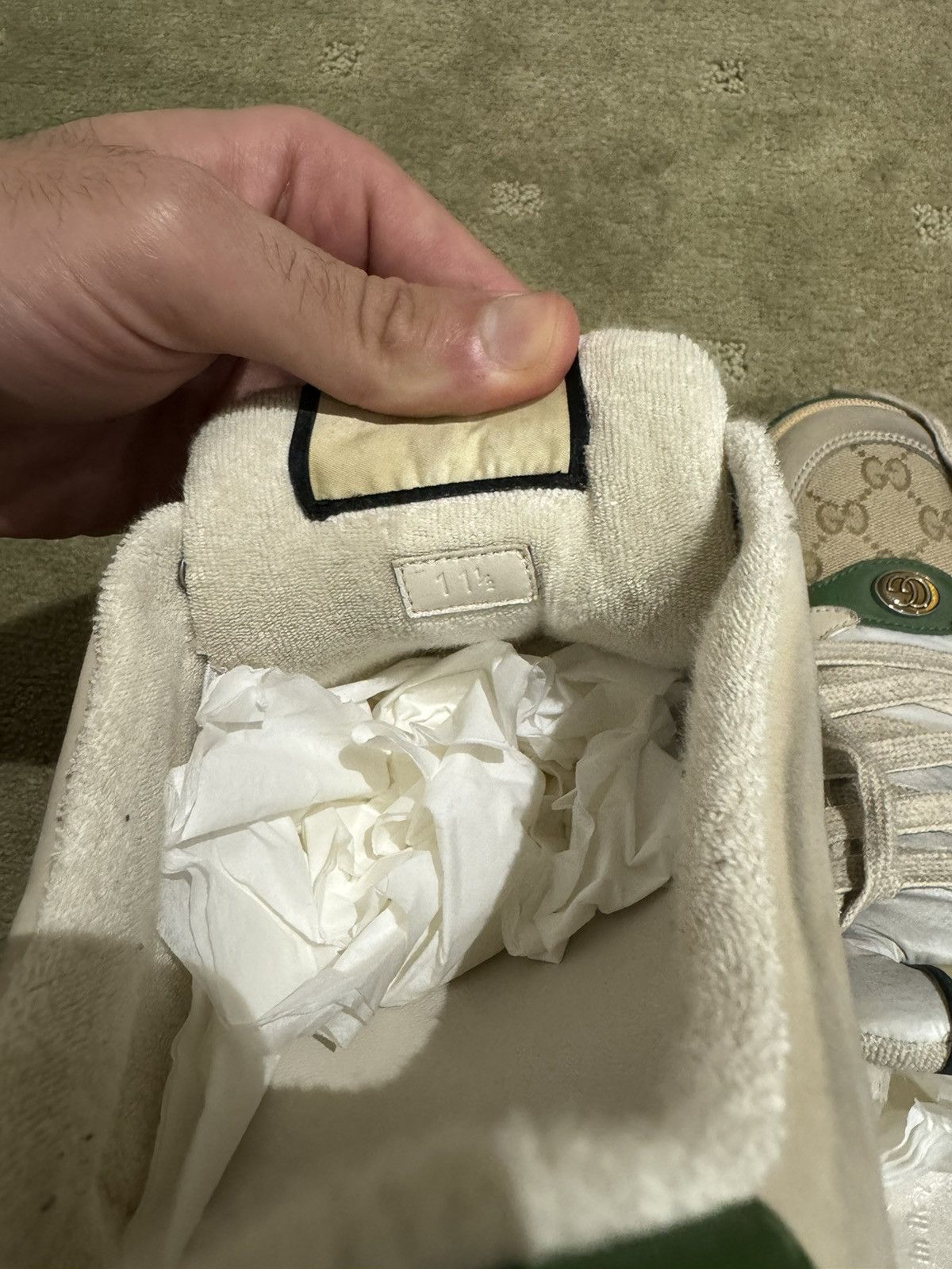 Gucci Men's Screener GG trainer Size US 11.5 / EU 44-45 - 13 Thumbnail