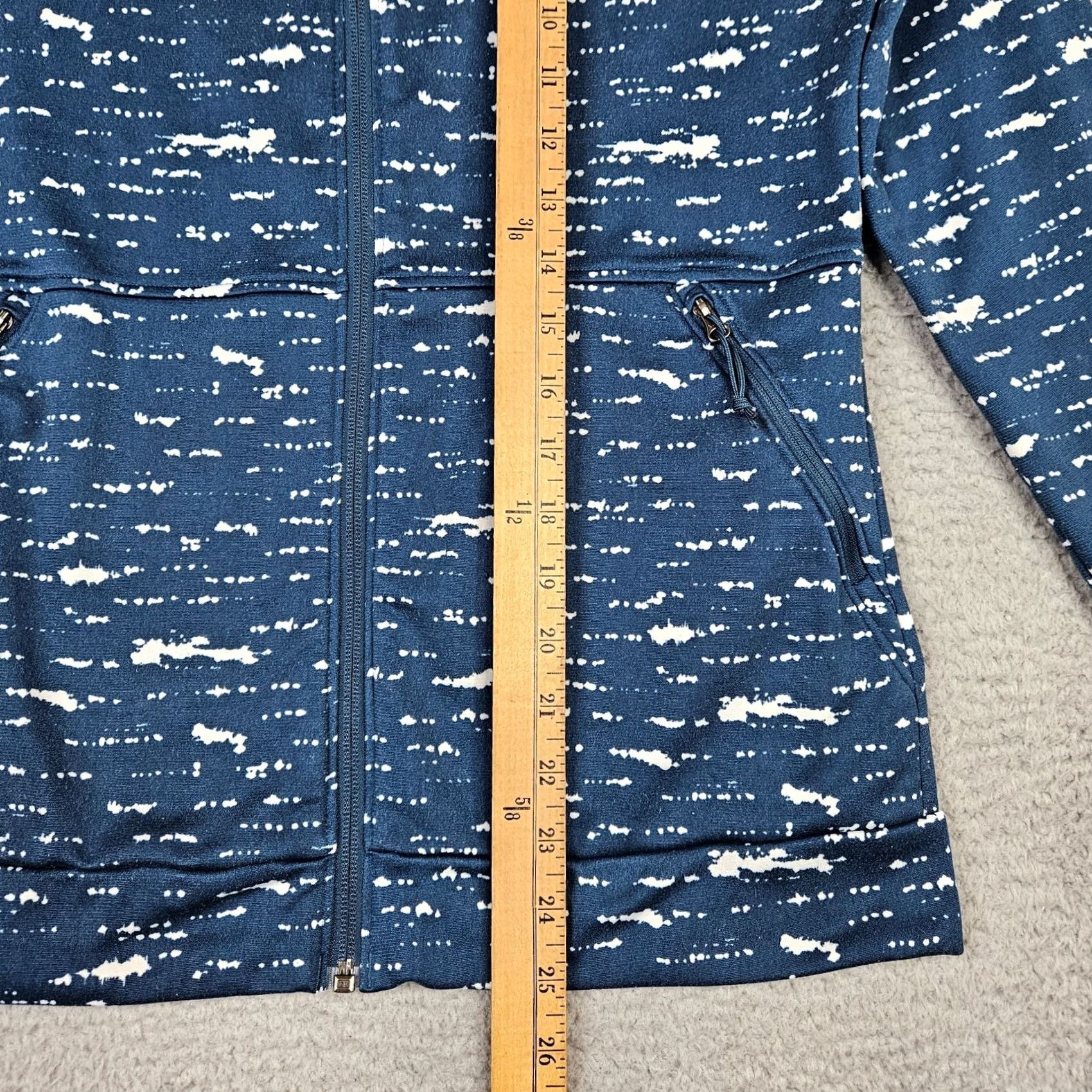 The North Face The North Face Jacket Teens M Full Zip Blue Speckled Steel Size M / US 6-8 / IT 42-44 - 3 Thumbnail