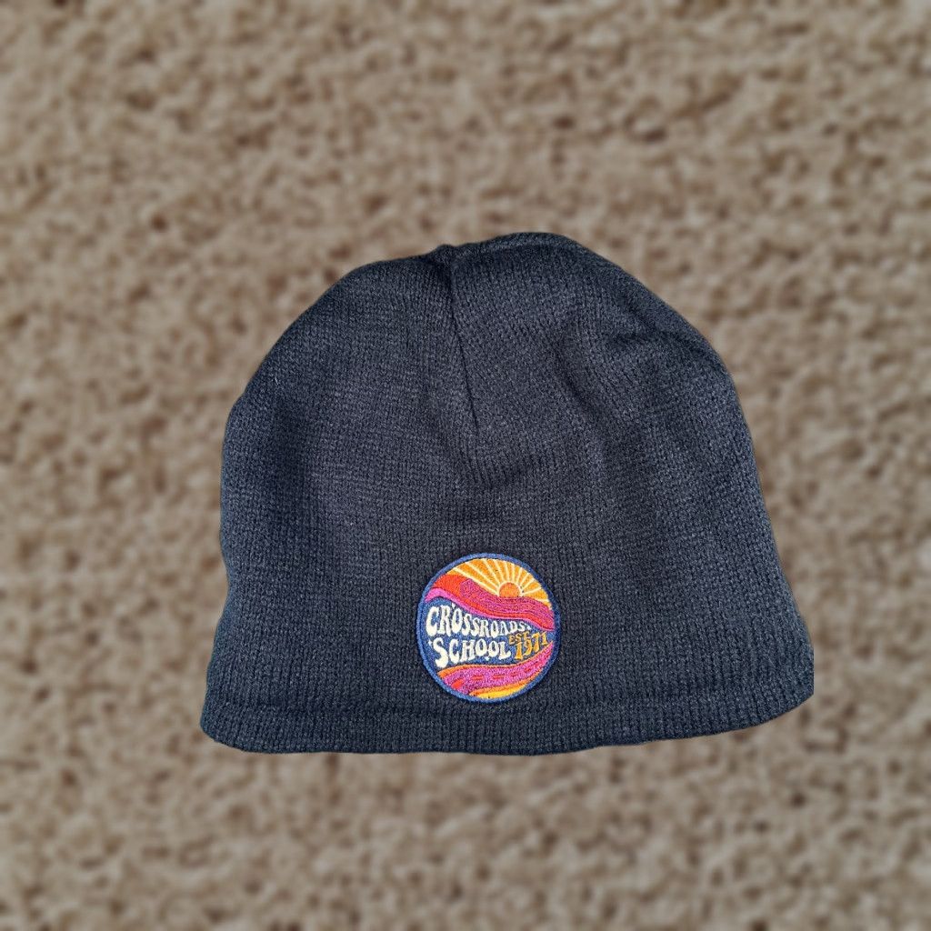 Port & Company Crossroads School Beanie Toque Adult One Size Blue Knit Acrylic Poly Lined Hats Unisex Size ONE SIZE - 1 Thumbnail