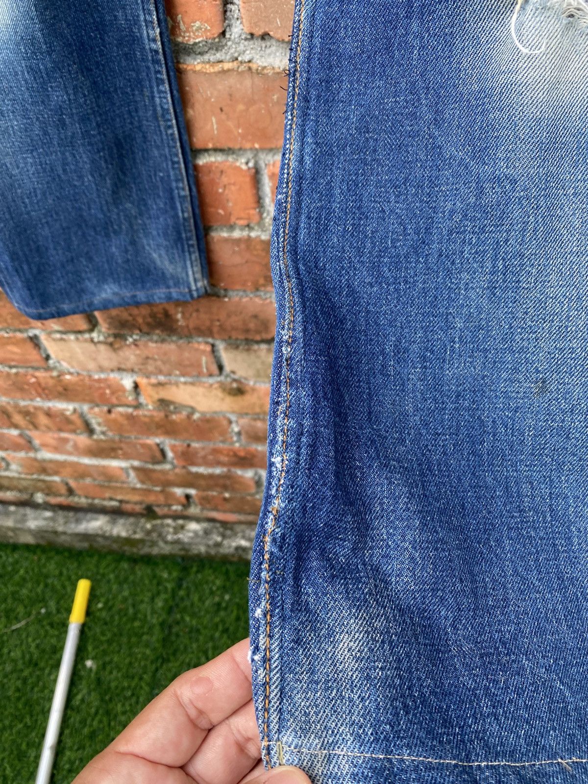 A.P.C. × Japanese Brand × Le Grande Bleu (L.G.B.) W30x28.5 A.P.C redline japanese denime repaired Size US 30 / EU 46 - 6 Thumbnail