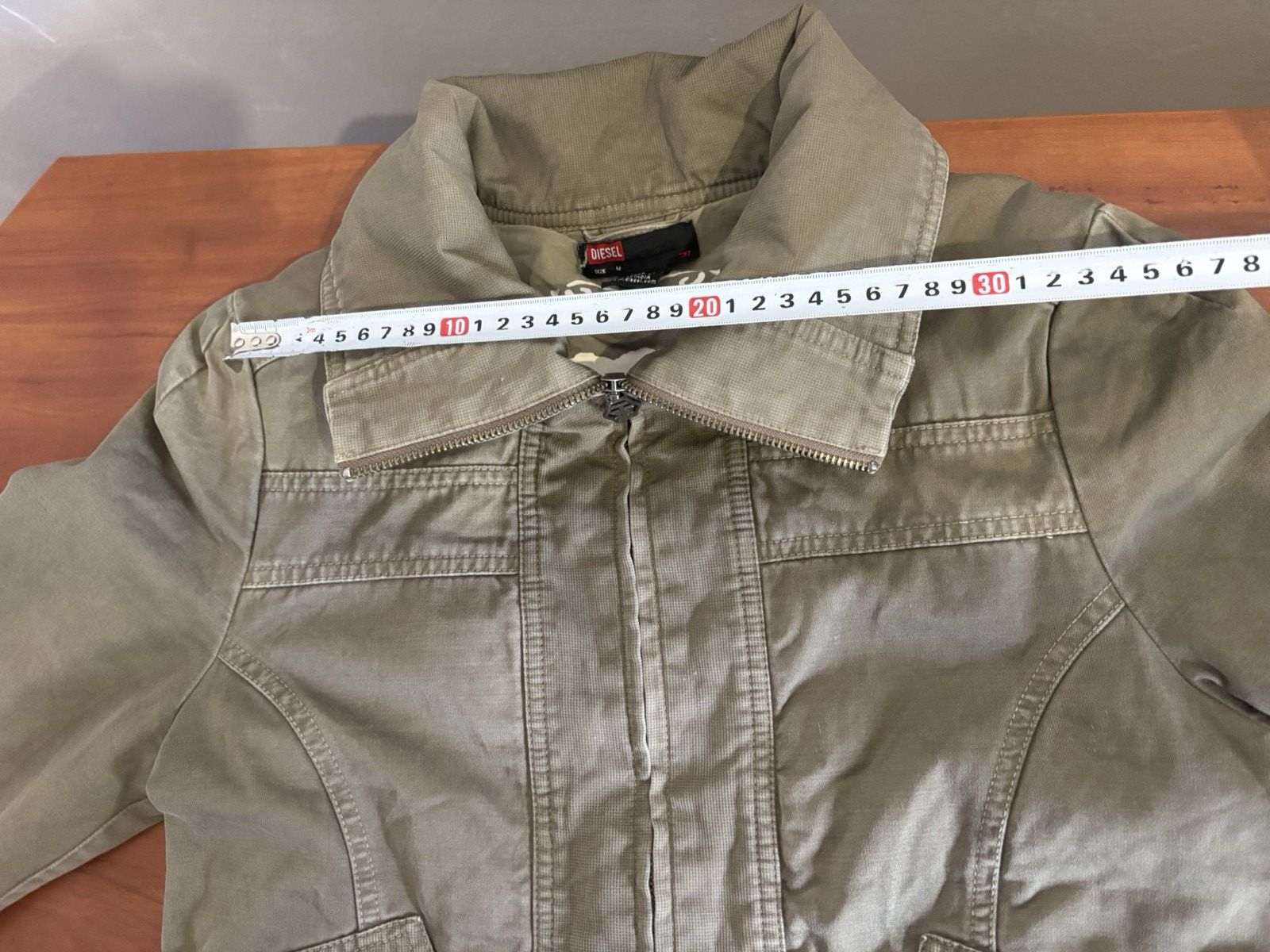 Diesel 90s Vintage DIESEL Womens Archive Jacket Avant Garde Green M Size M / US 6-8 / IT 42-44 - 14 Thumbnail
