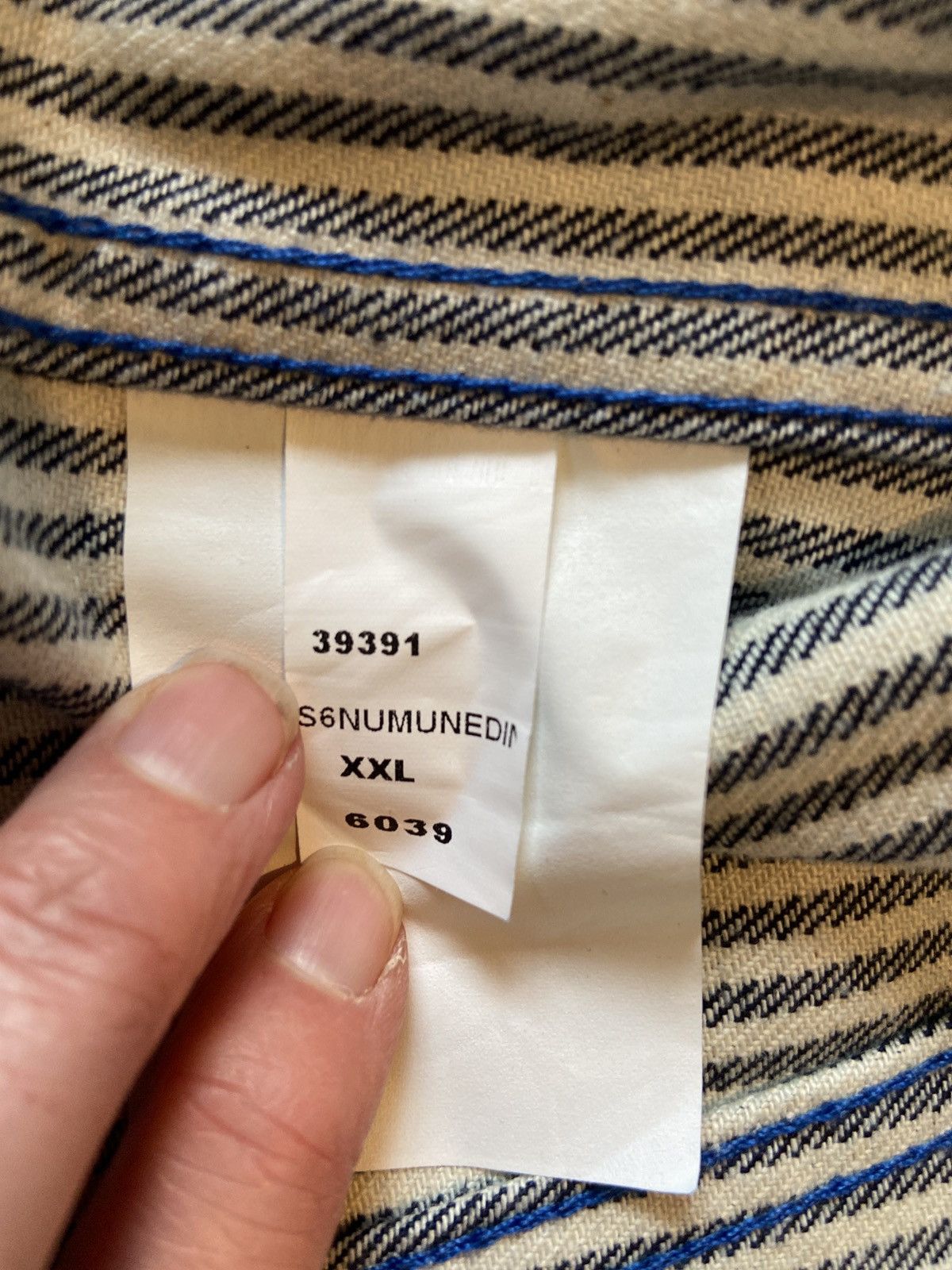 Levi's Made & Crafted Levi's Made and Crafted Denim Pattered Jacket Size US XXL / EU 58 / 5 - 7 Thumbnail
