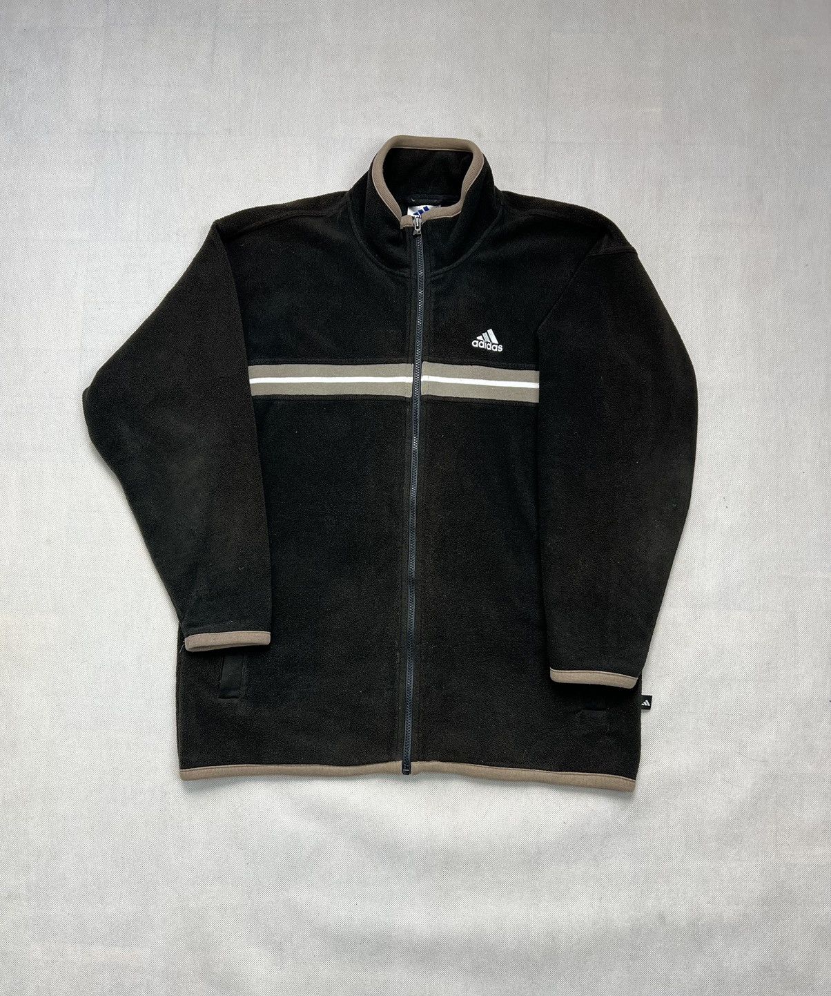 Adidas × Vintage Fleece Jacket Adidas vintage 90’s Size US XL / EU 56 / 4 - 1 Thumbnail