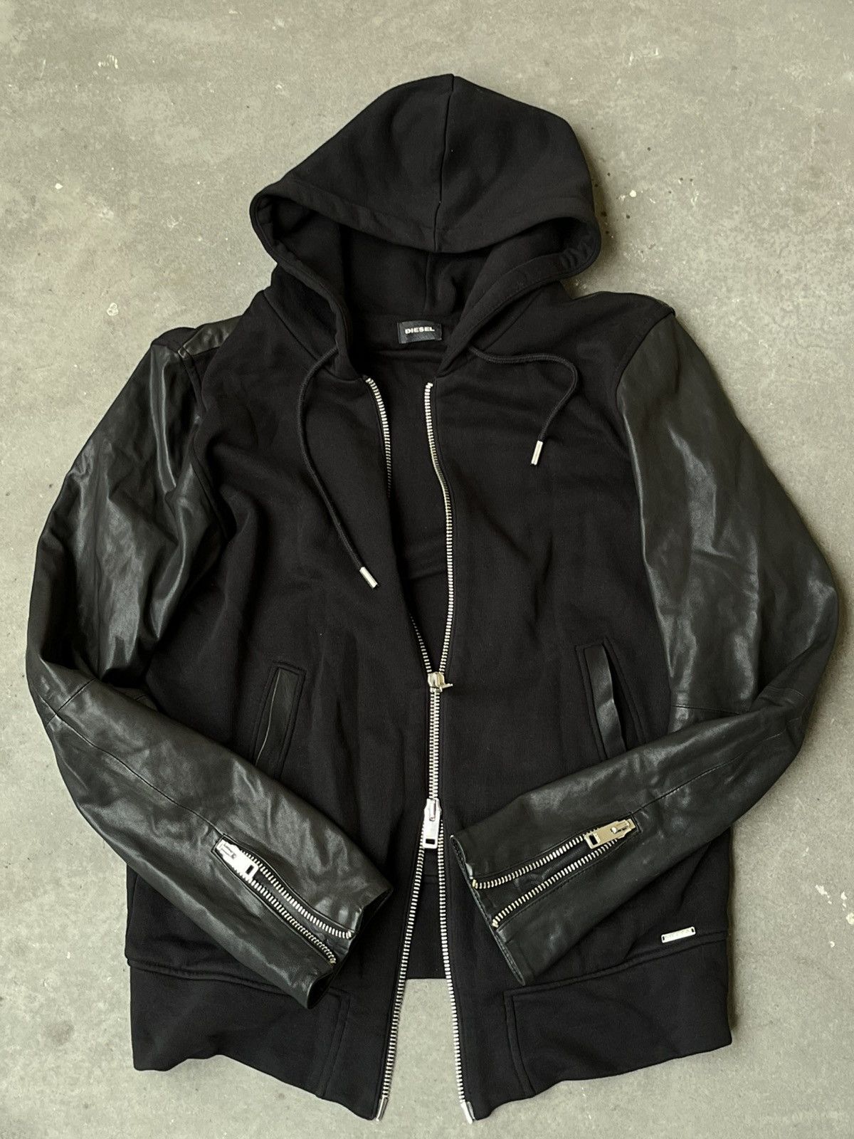 Diesel Diesel FW14 Hybrid Zip Hoodie Size US M / EU 48-50 / 2 - 3 Thumbnail