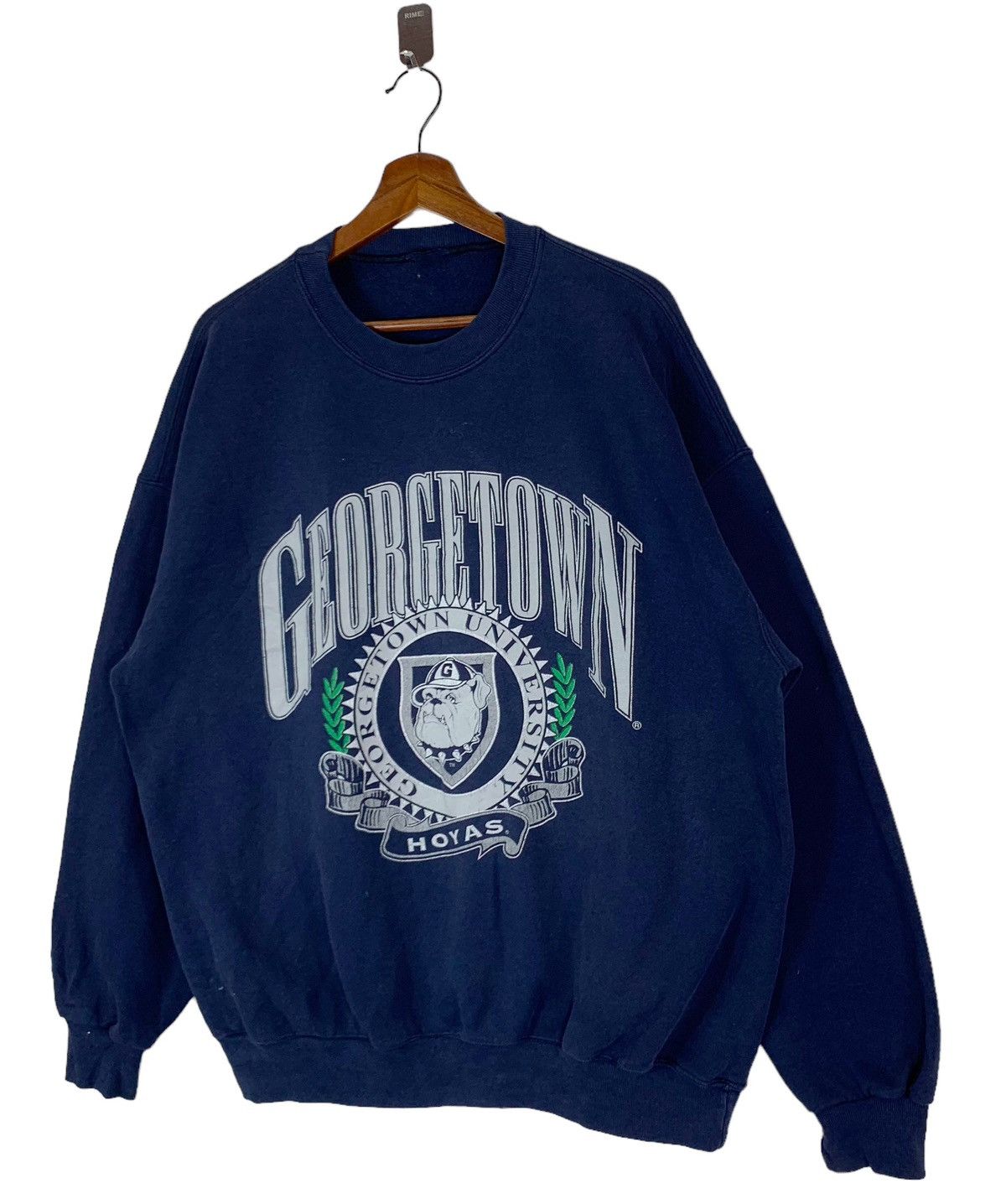 Vintage VINTAGE GEORGETOWN HOYAS UNIVERSITY COLLEGE CREWNECK Size US XL / EU 56 / 4 - 2 Thumbnail