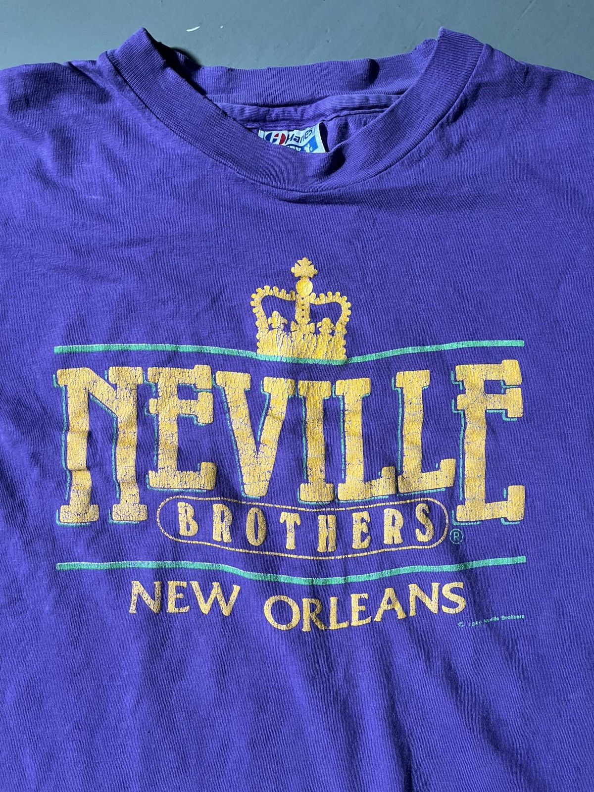 Other 1989 Neville Brothers Mardi Gras t-shirt Size US L / EU 52-54 / 3 - 3 Thumbnail