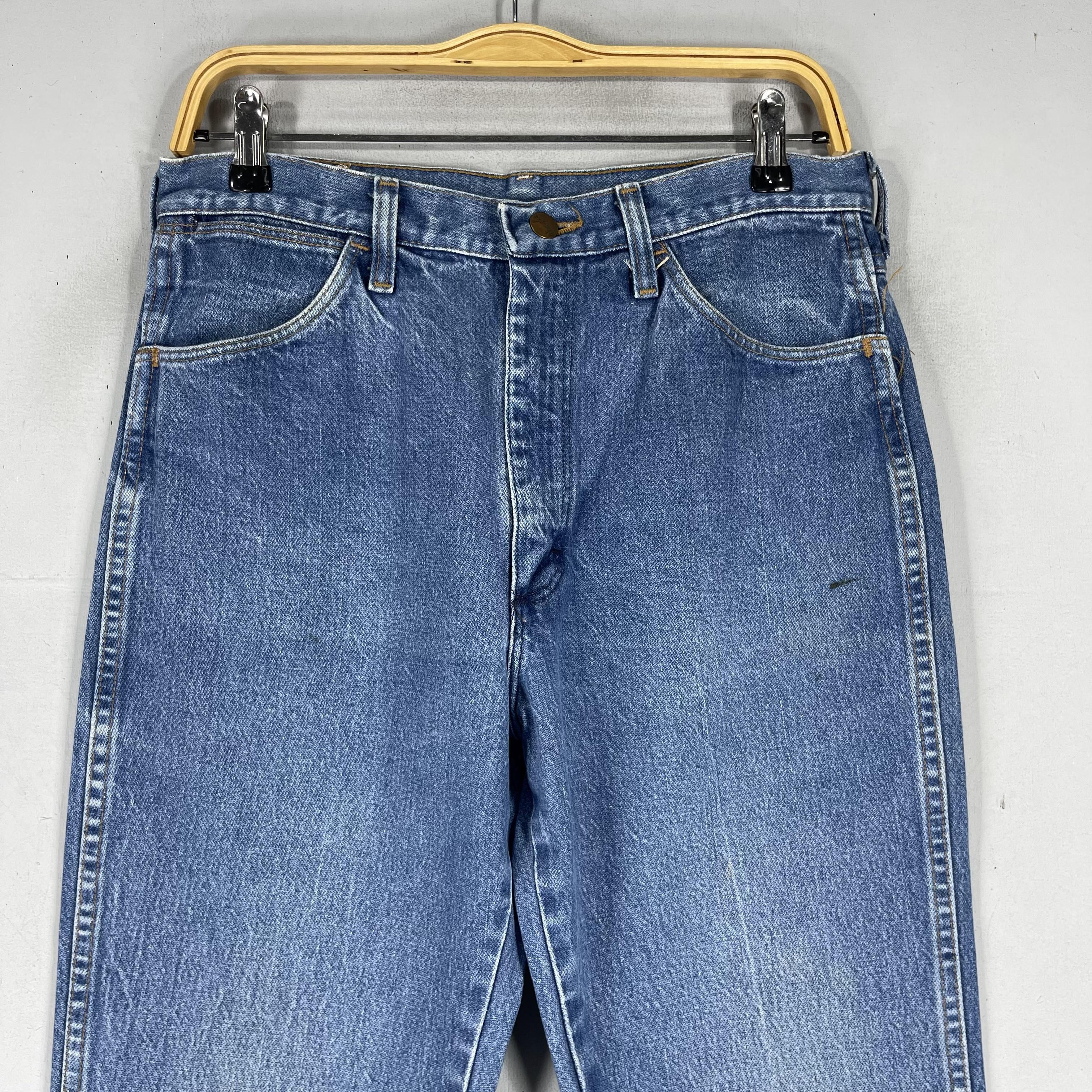 Vintage × Wrangler Size 30 Vintage Wrangler Medium Wash Jeans Made In Usa Size US 30 / EU 46 - 2 Thumbnail
