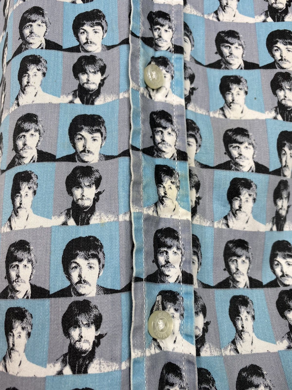 Band Tees The Beatles monogram faces shirt All over print Men oversize Size US XXL / EU 58 / 5 - 9 Thumbnail