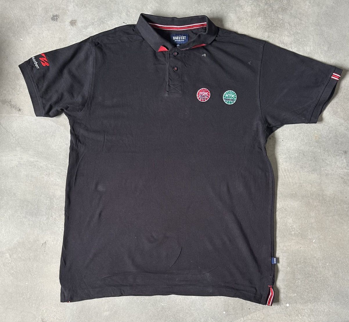JAMES HARVEST NGK IGNTIION PARTS POLO TEE