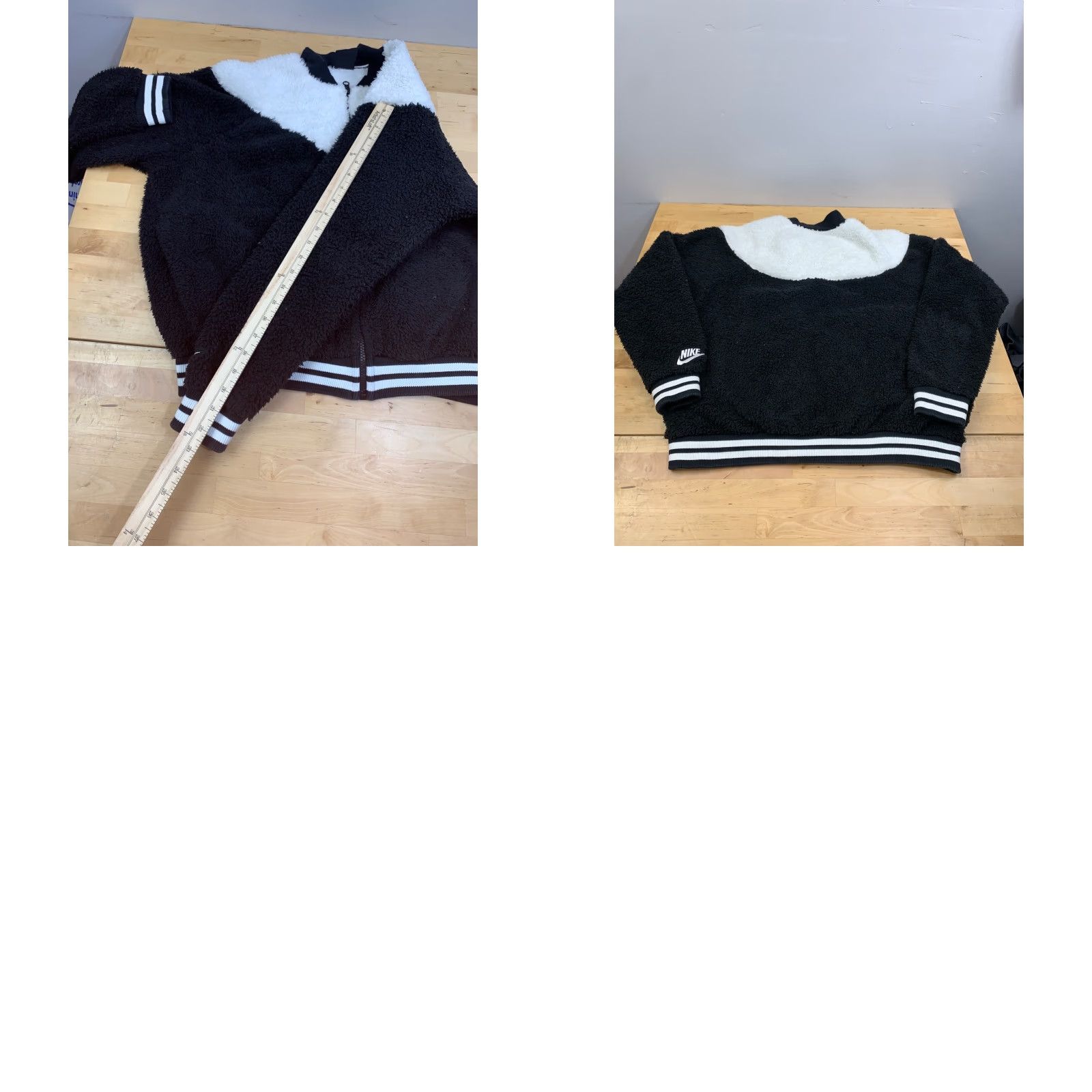 Nike Nike Bomber Jacket Womens XL Black Full Zip Casual Retro 11987 Size XL / US 12-14 / IT 48-50 - 8 Thumbnail