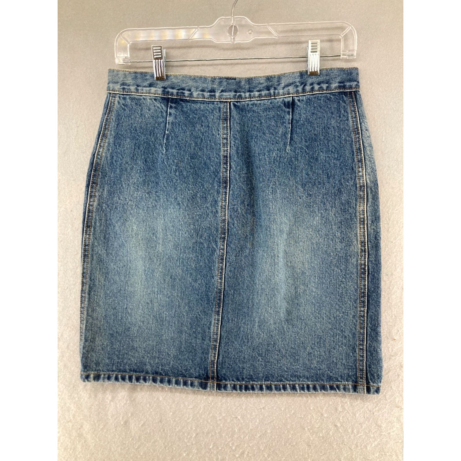 Gap Gap Women's Blue Denim Pencil Skirt Size 4 Medium Wash Casual 90s Style Size 27" / US 4 / IT 40 - 5 Thumbnail
