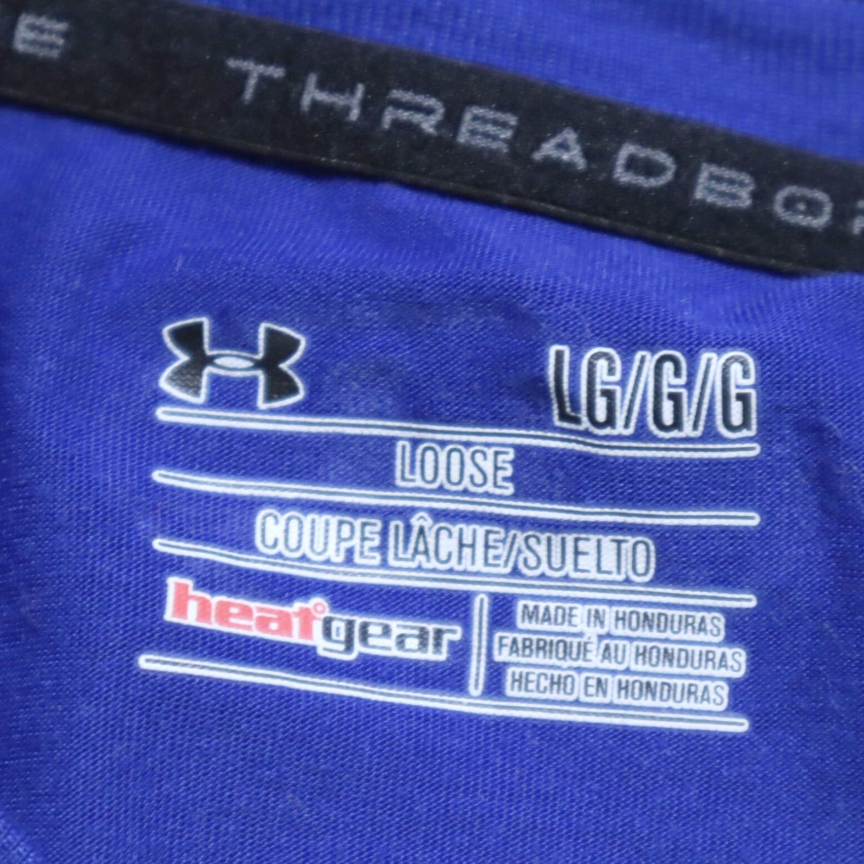 Under Armour Under Armour Shirt Blue Men's L Under Armour Work. Hard Threadborne Loose Solid T-Shirt Size US L / EU 52-54 / 3 - 5 Thumbnail