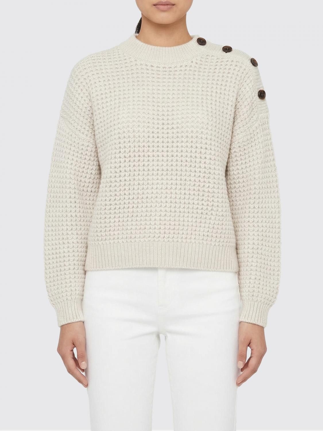 Brunello Cucinelli Brunello Cucinelli Sweater Woman White Size M / US 6-8 / IT 42-44 - 1 Thumbnail