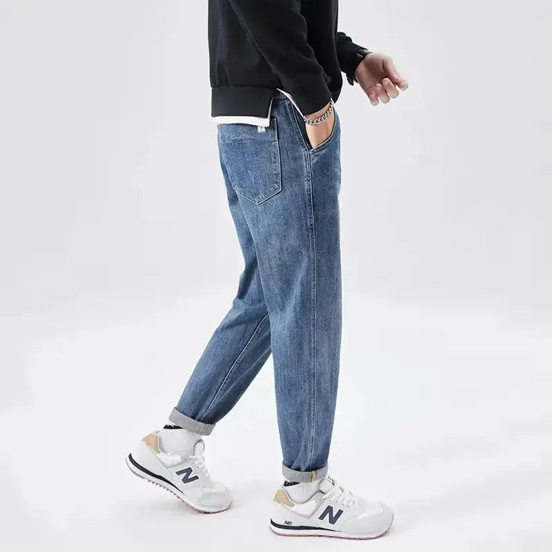 Japanese Brand Loose straight leg casual jeans Size US 32 / EU 48 - 2 Thumbnail