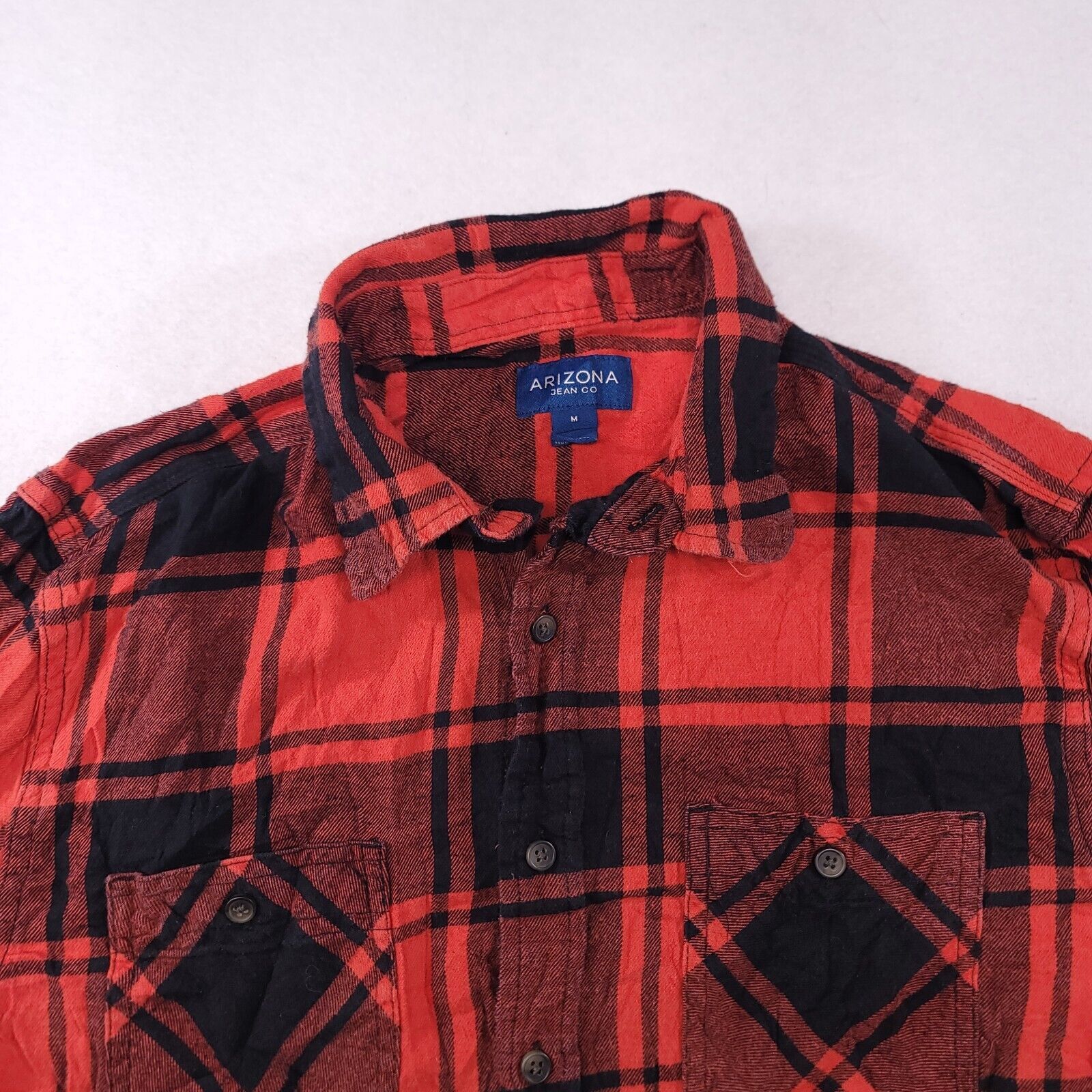 Arizona Jean Co. Arizona Jean Co Buffalo Check Flannel Shirt Mens Size M Red Size US M / EU 48-50 / 2 - 1 Thumbnail