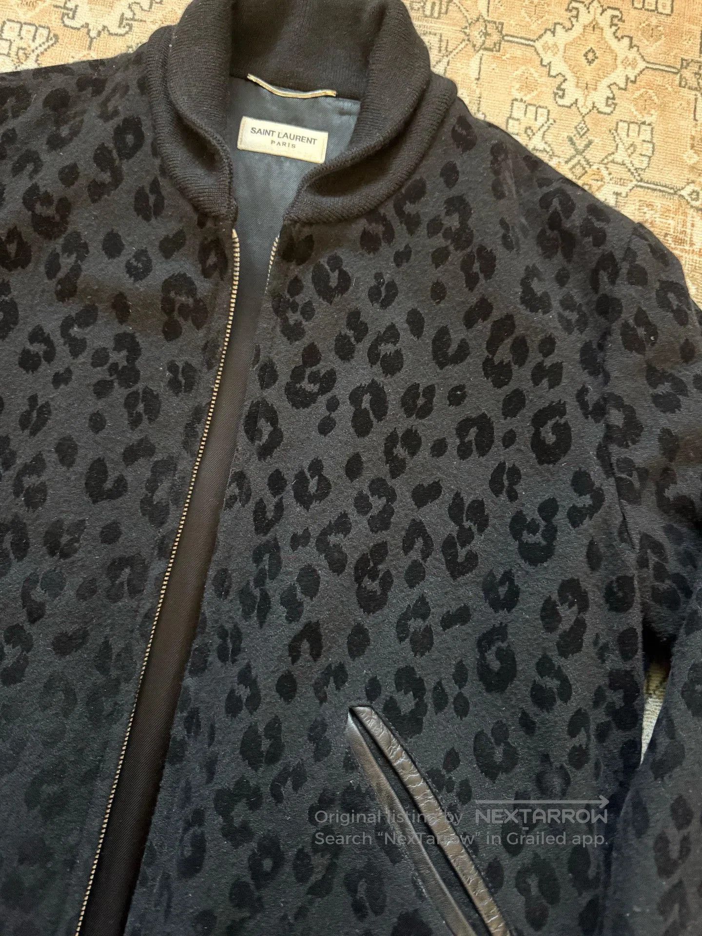 Saint Laurent Paris Saint Laurent Paris Leopard Bomber Jacket. Size US M / EU 48-50 / 2 - 4 Thumbnail