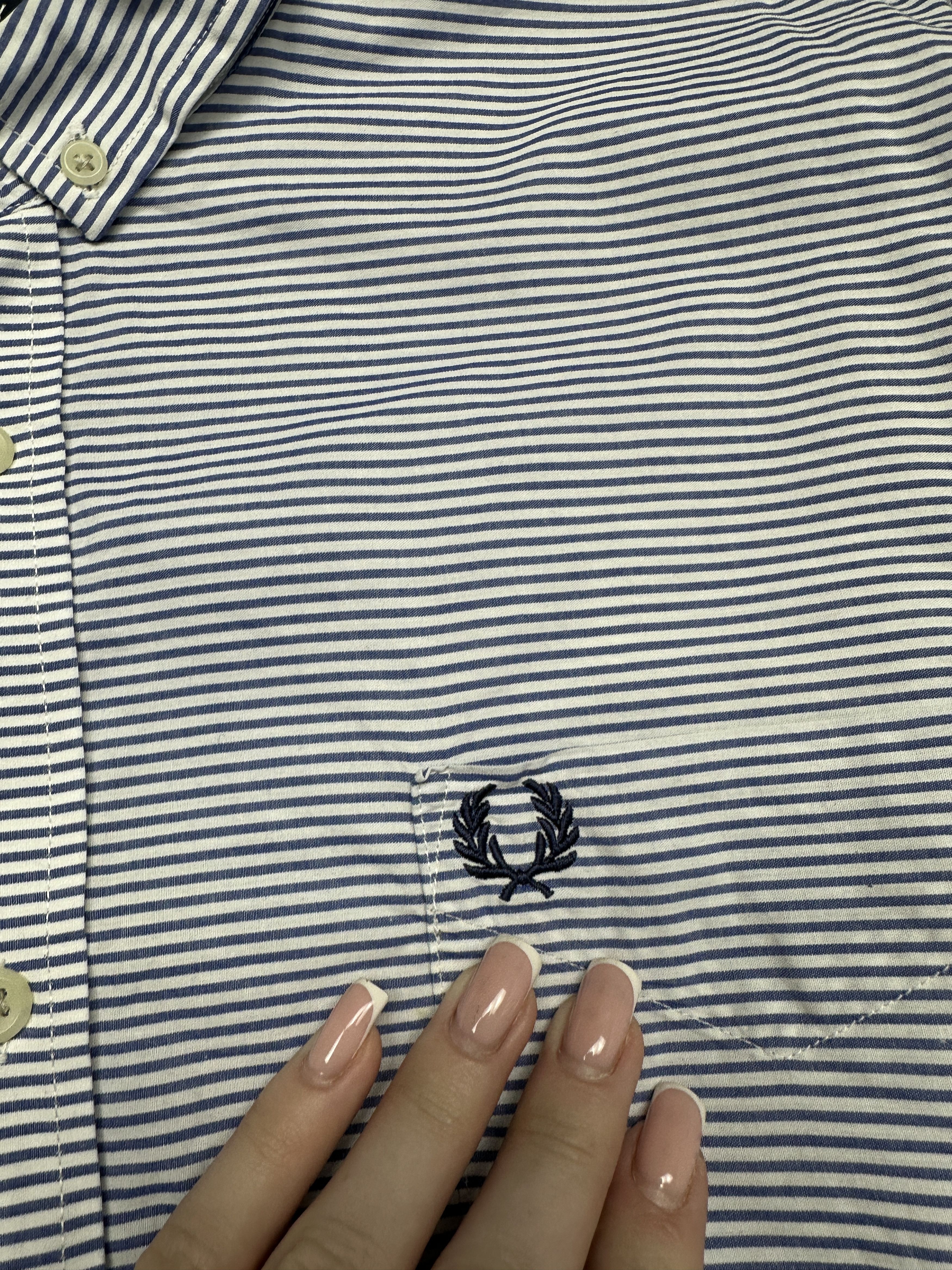 Fred Perry Fred Perry Mens Long Sleeve Shirt Size US XL / EU 56 / 4 - 3 Thumbnail