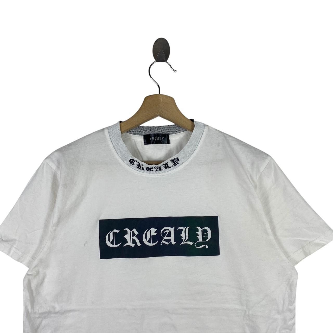 Other CREALY JAPAN Old English Text Logo Tee Shirt Top Hip Hop Rap Size US L / EU 52-54 / 3 - 2 Thumbnail