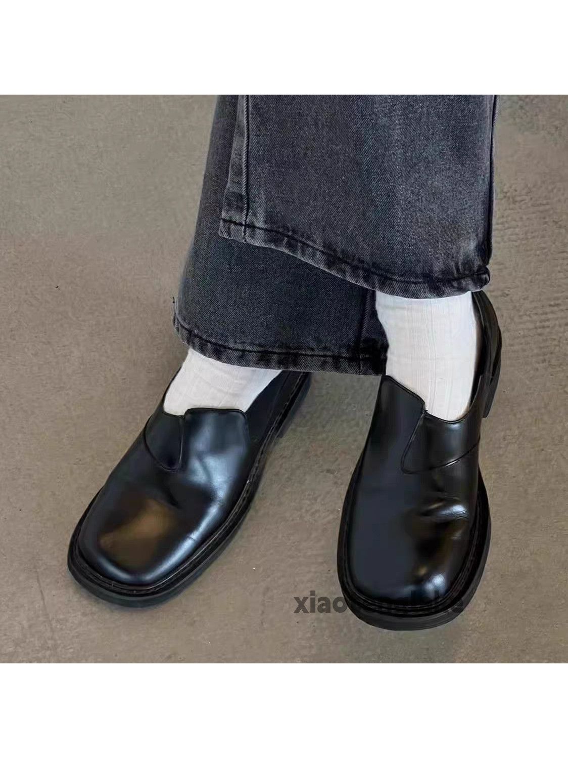 Vintage Utility retro y2k yuppie slip on loafer leather shoes Size US 12 / EU 45 - 9 Thumbnail